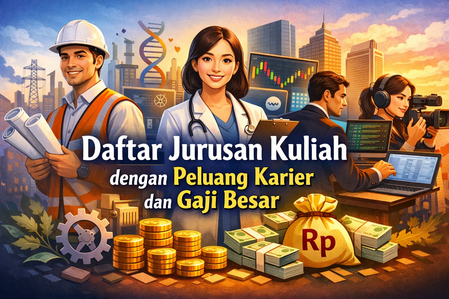 Daftar Jurusan Kuliah dengan Peluang Karier dan Gaji Besar