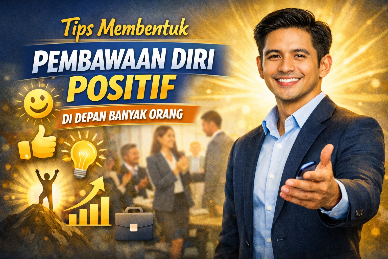 Tips Membentuk Pembawaan Diri Positif di Depan Banyak Orang