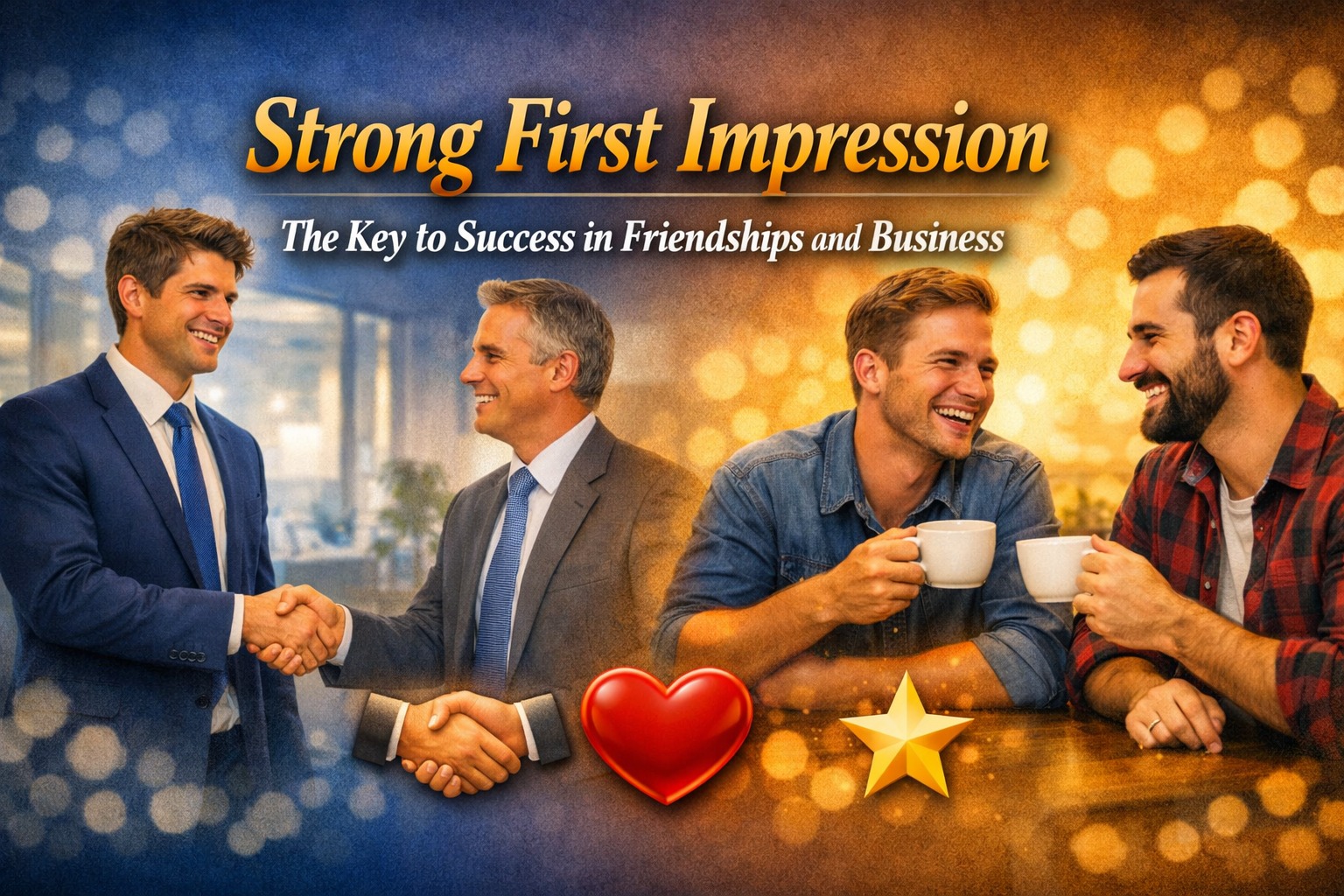 Strong First Impression The Key To Success In Friendships And Business