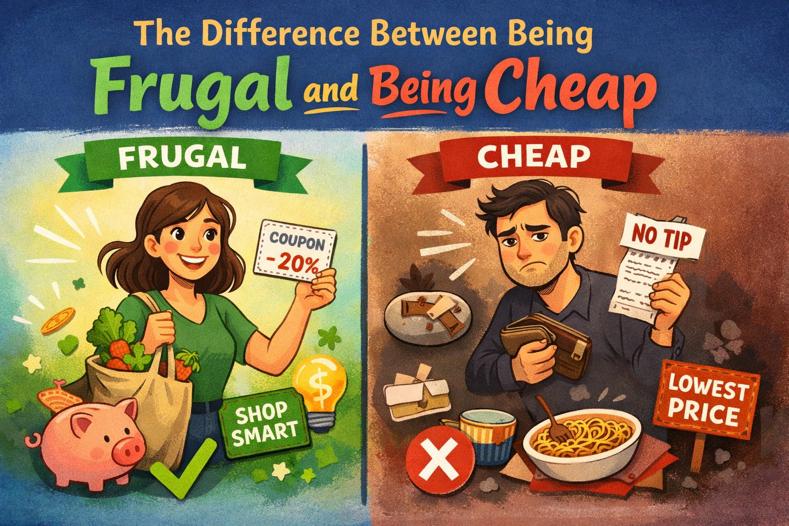 The Difference Between Being Frugal and Being Cheap