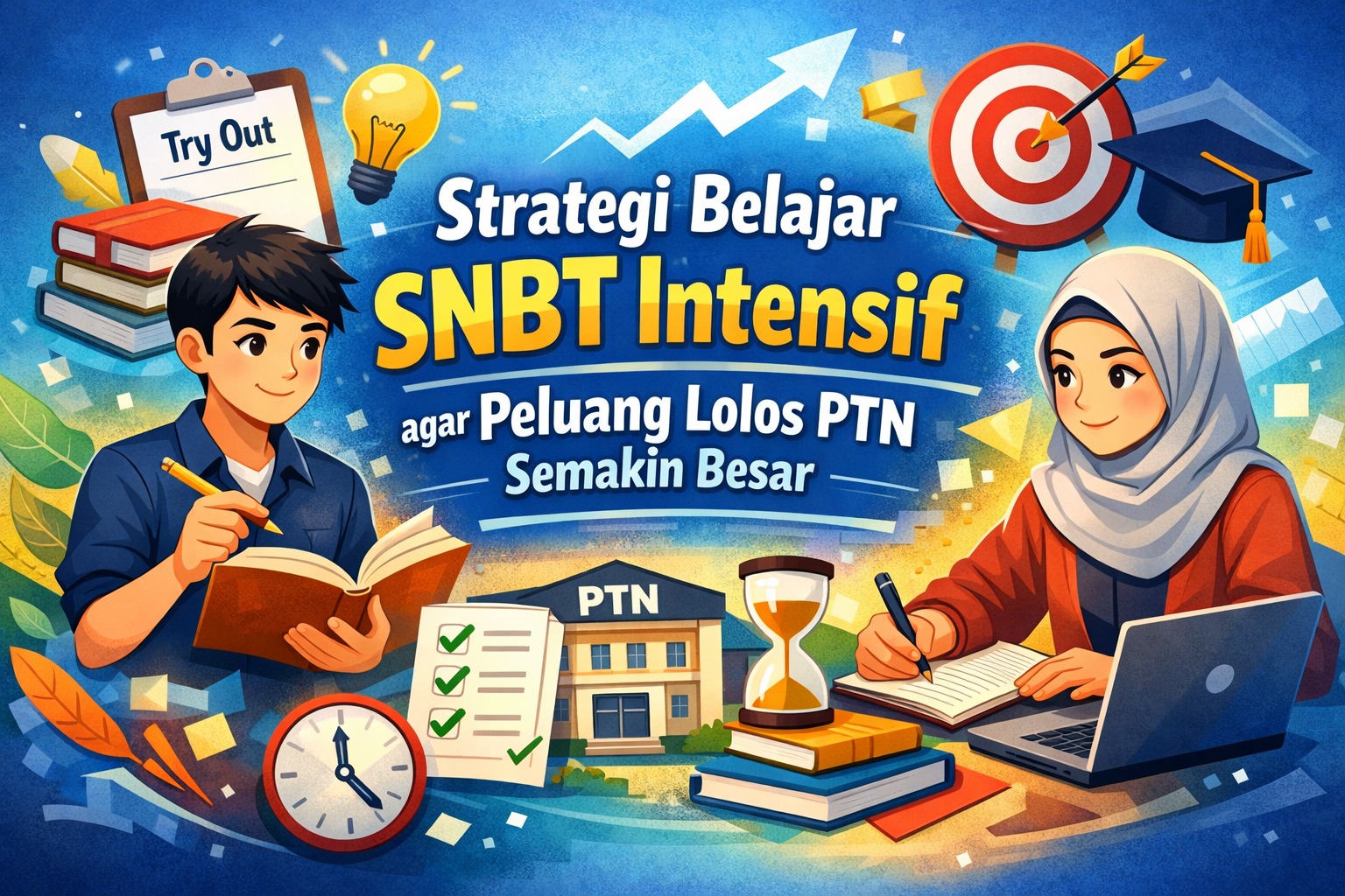 Strategi Belajar SNBT Intensif agar Peluang Lolos PTN Semakin Besar
