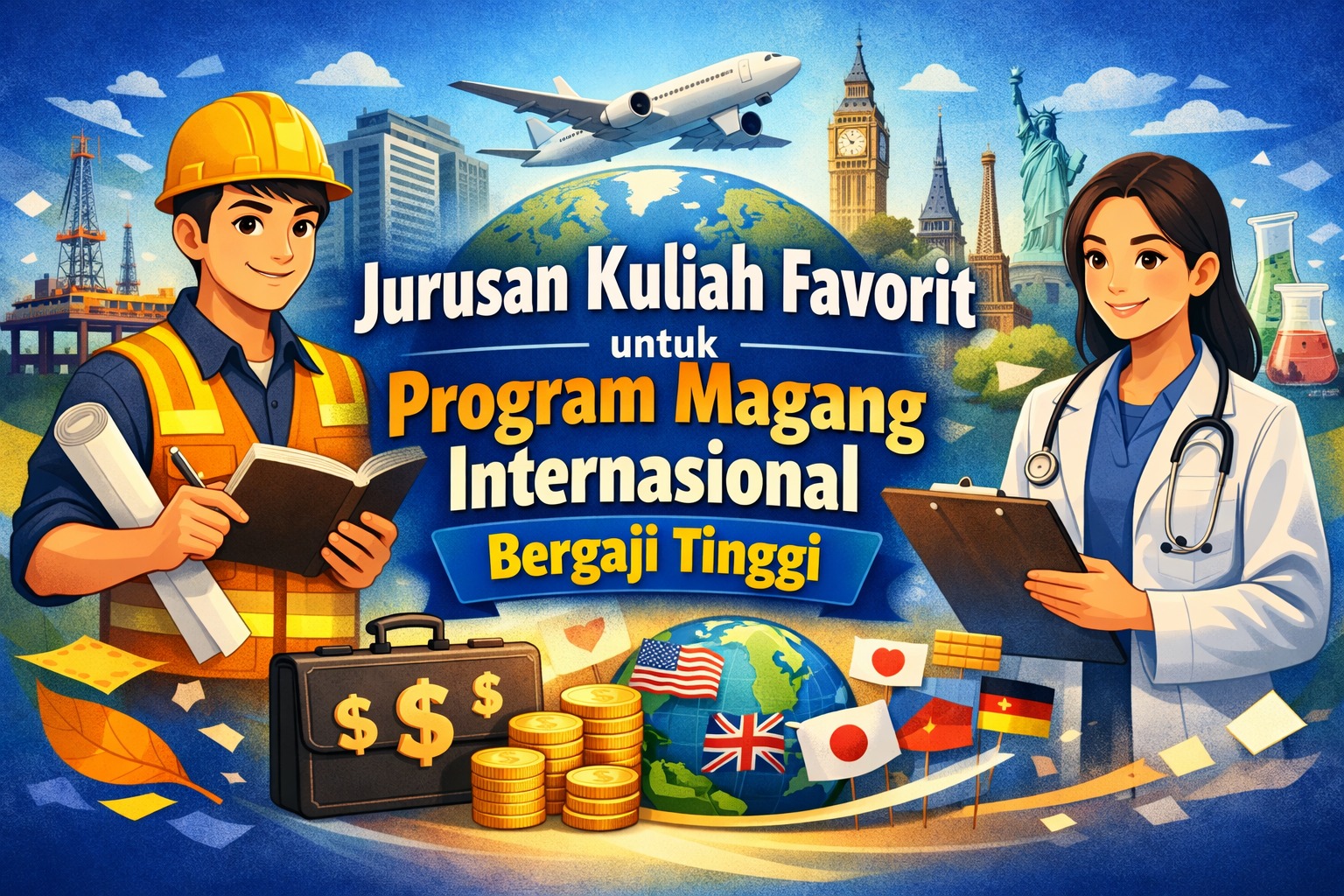 Jurusan Kuliah Favorit untuk Program Magang Internasional Bergaji Tinggi