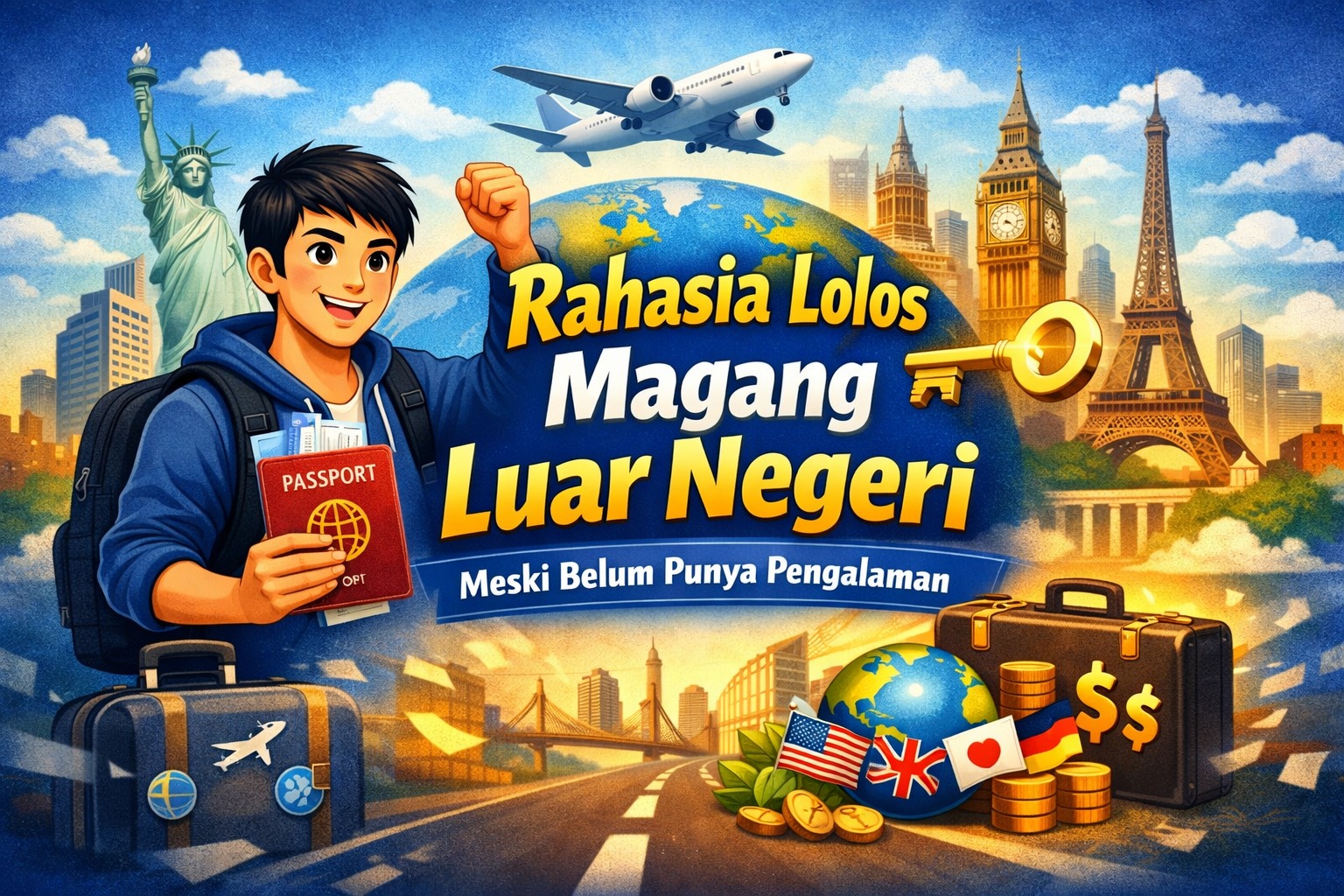 Rahasia Lolos Magang Luar Negeri Meski Belum Punya Pengalaman