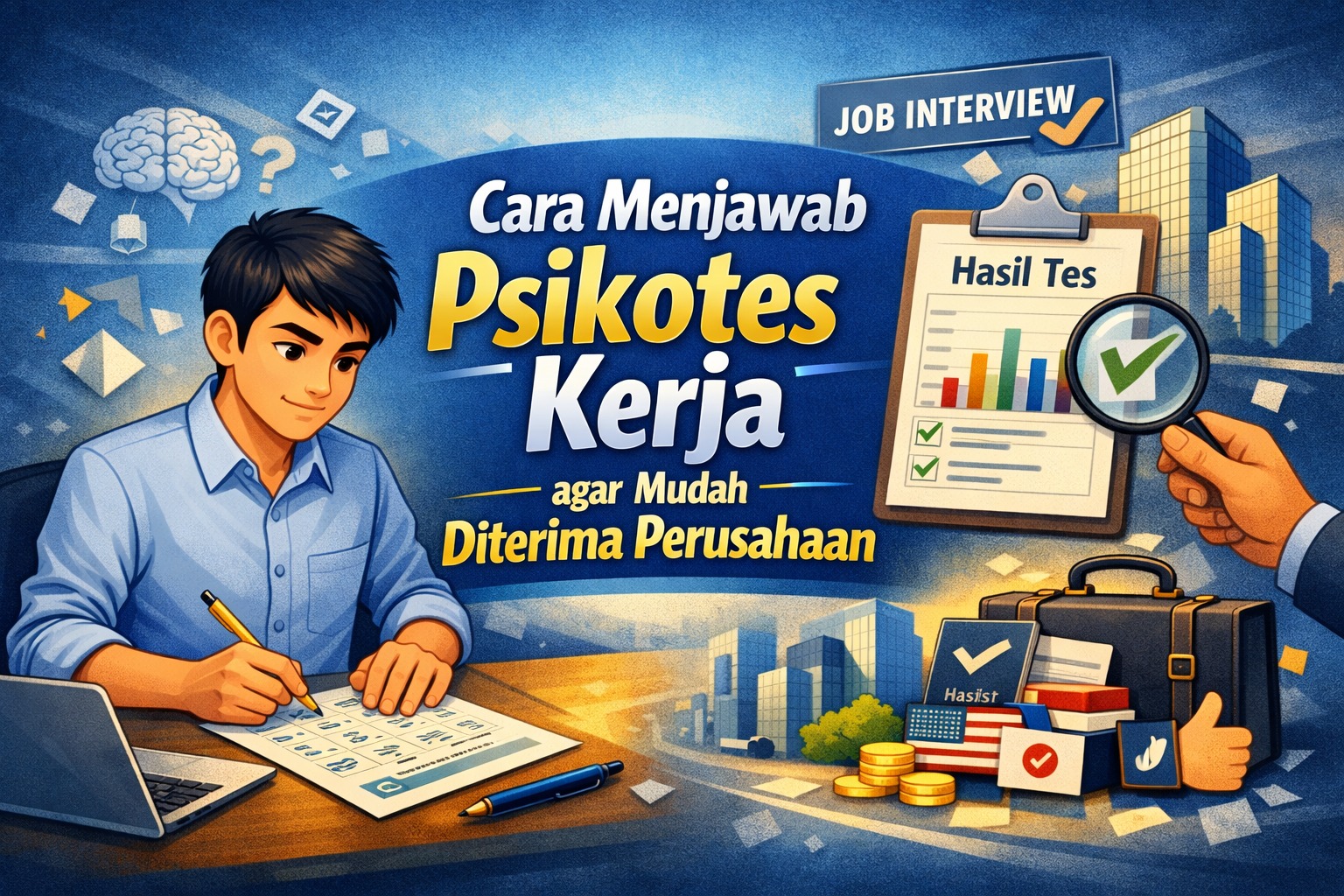 Cara Menjawab Psikotes Kerja agar Mudah Diterima Perusahaan