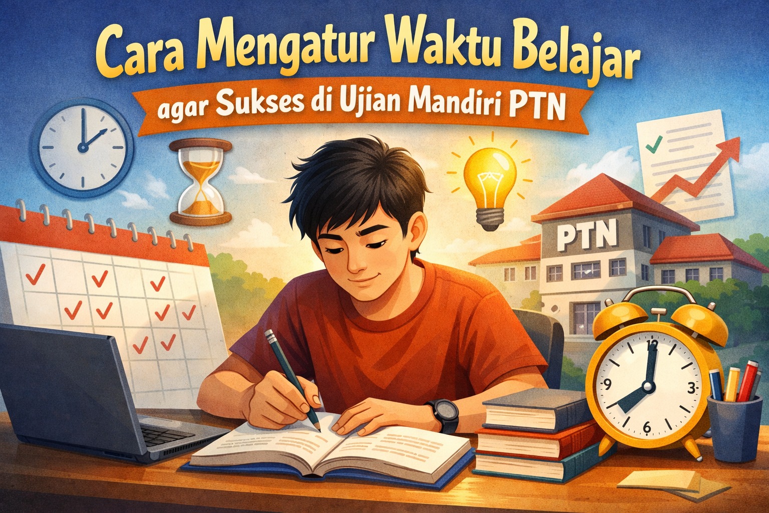 Cara Mengatur Waktu Belajar agar Sukses di Ujian Mandiri PTN