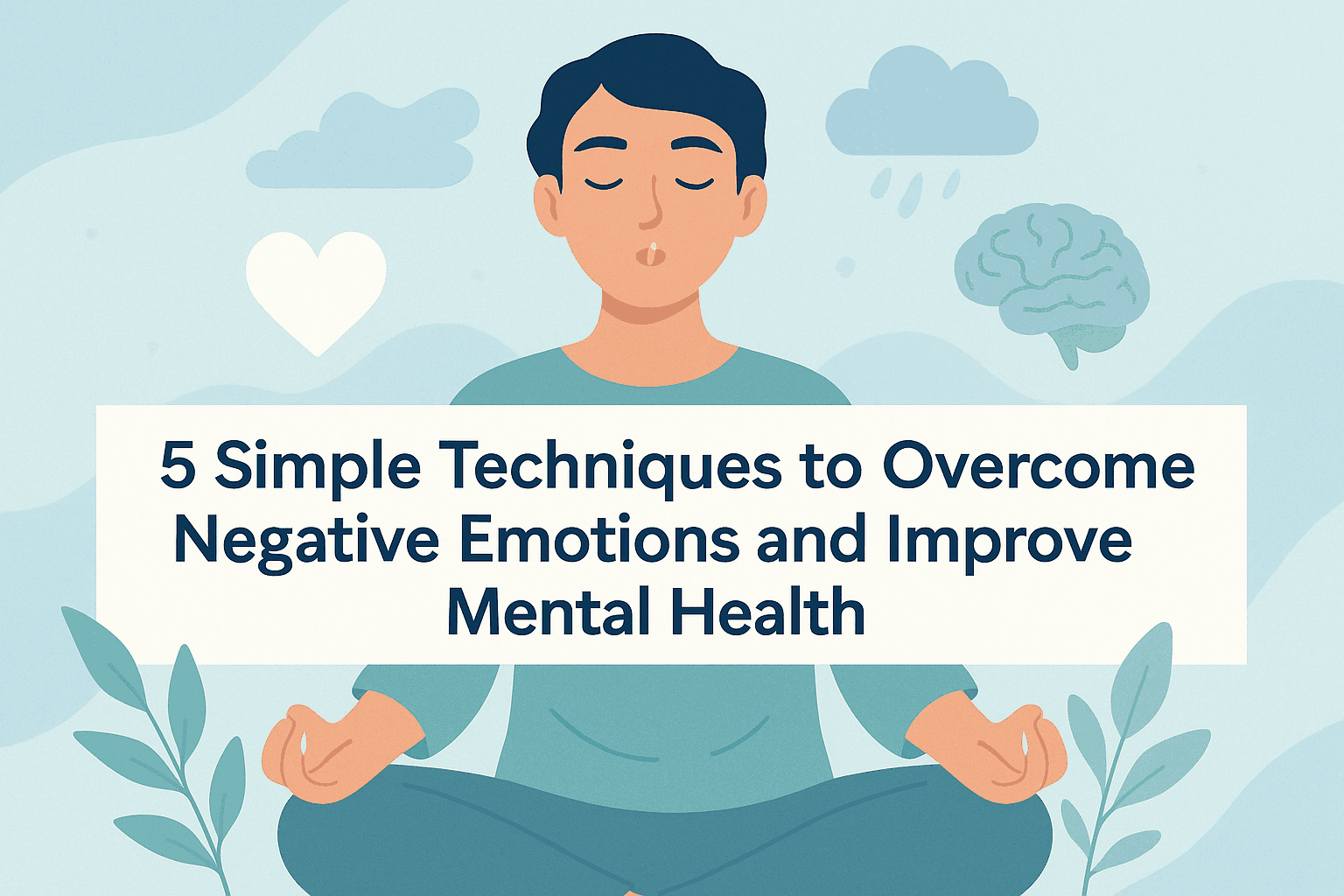 5 Simple Techniques to Overcome Negative Emotions and Improve Mental Health