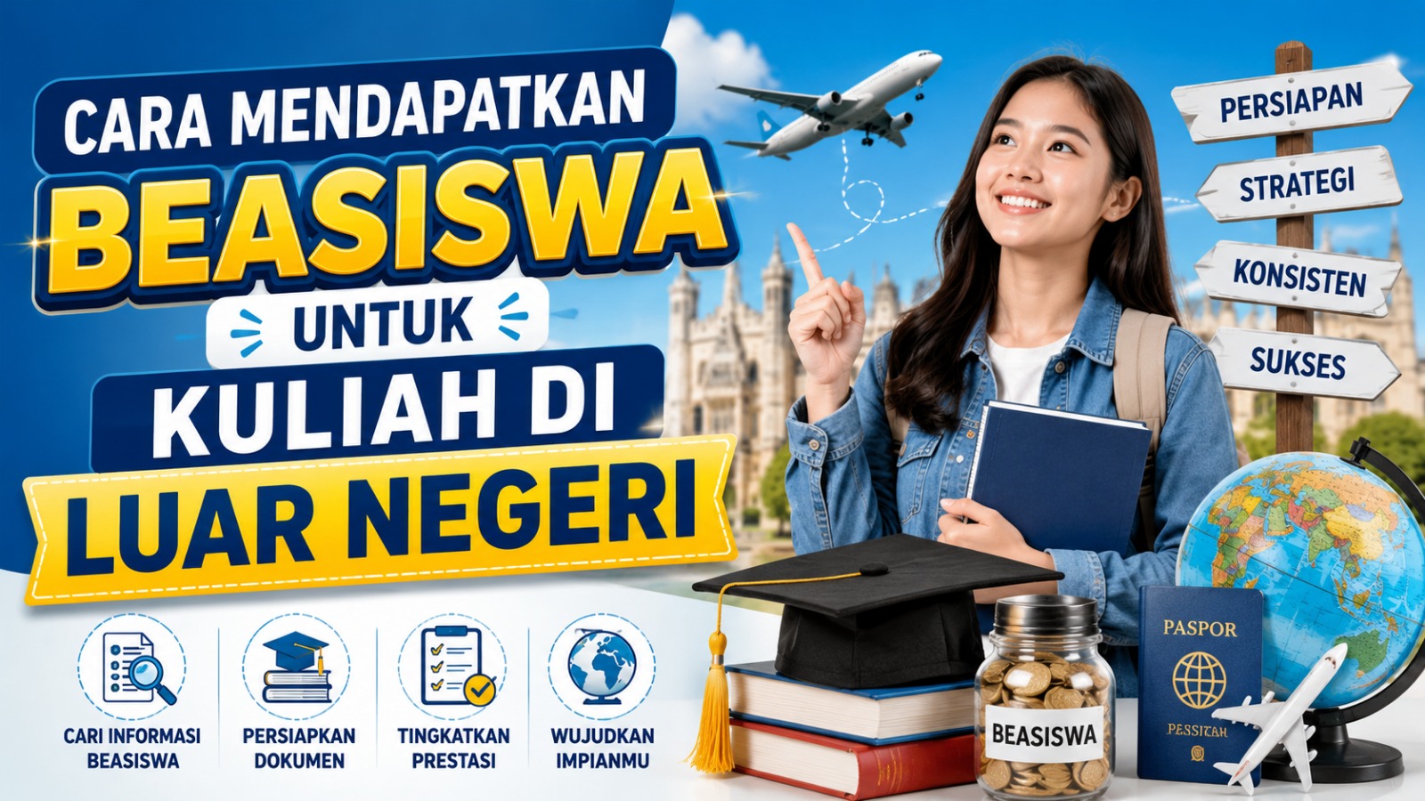 Cara Mendapatkan Beasiswa untuk Kuliah di Luar Negeri