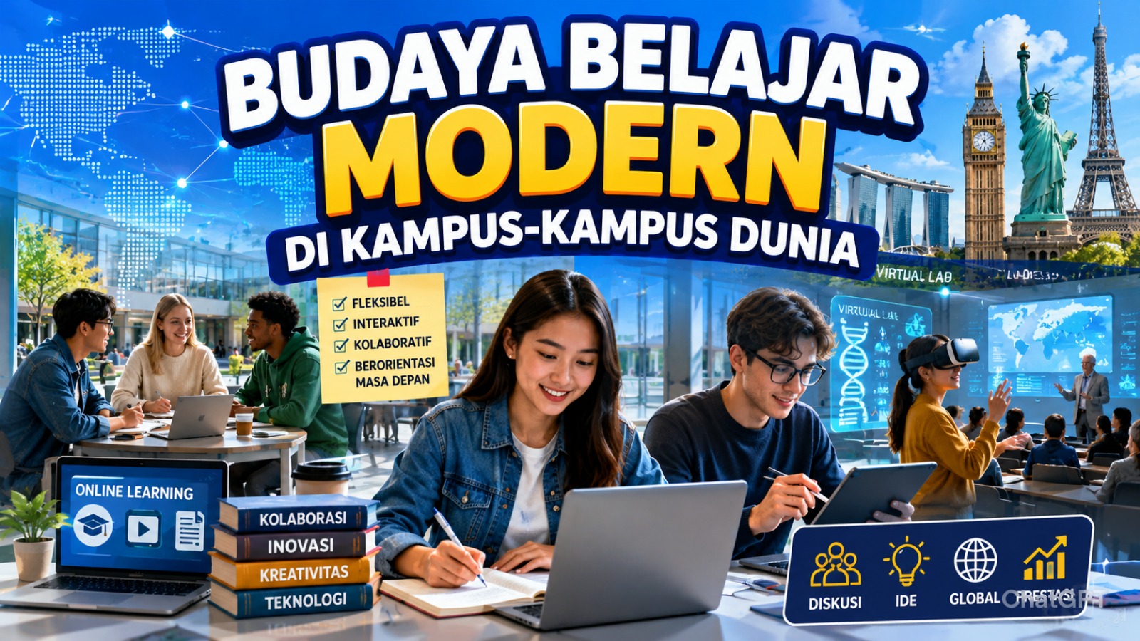 Budaya Belajar Modern di Kampus-Kampus Dunia