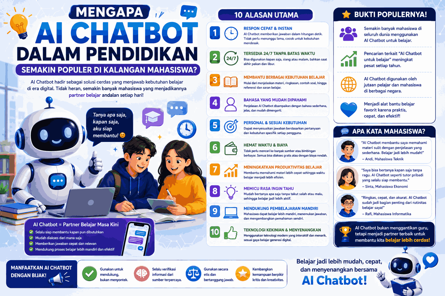 Mengapa AI Chatbot dalam Pendidikan Semakin Populer di Kalangan Mahasiswa?