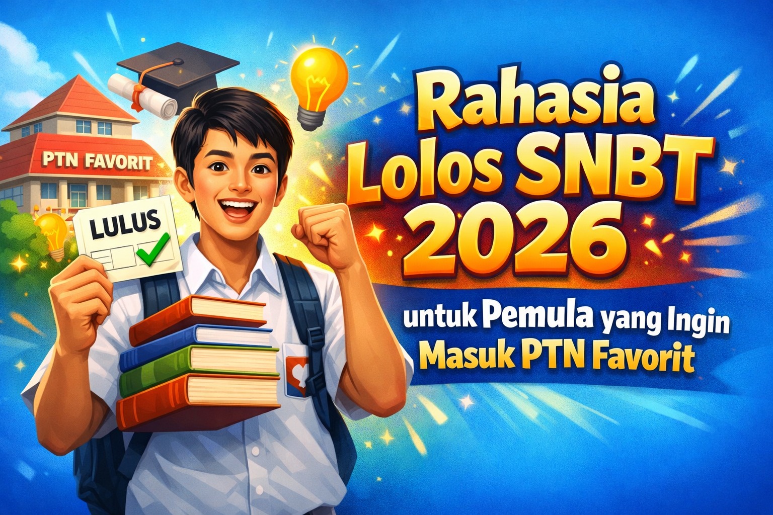 Rahasia Lolos SNBT 2026 untuk Pemula yang Ingin Masuk PTN Favorit