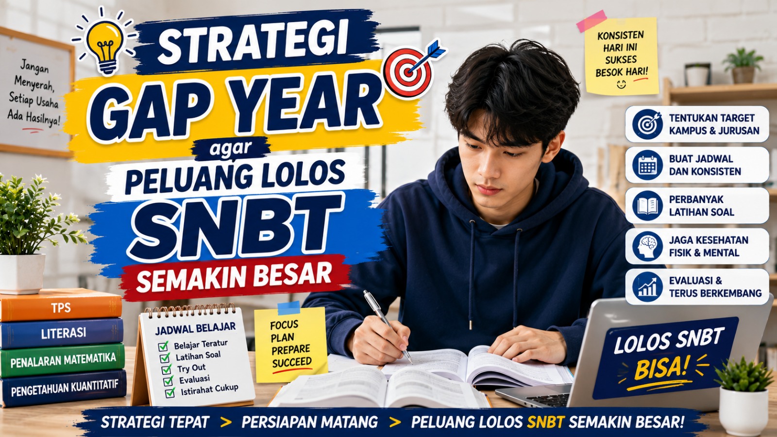 Strategi Gap Year agar Peluang Lolos SNBT Semakin Besar