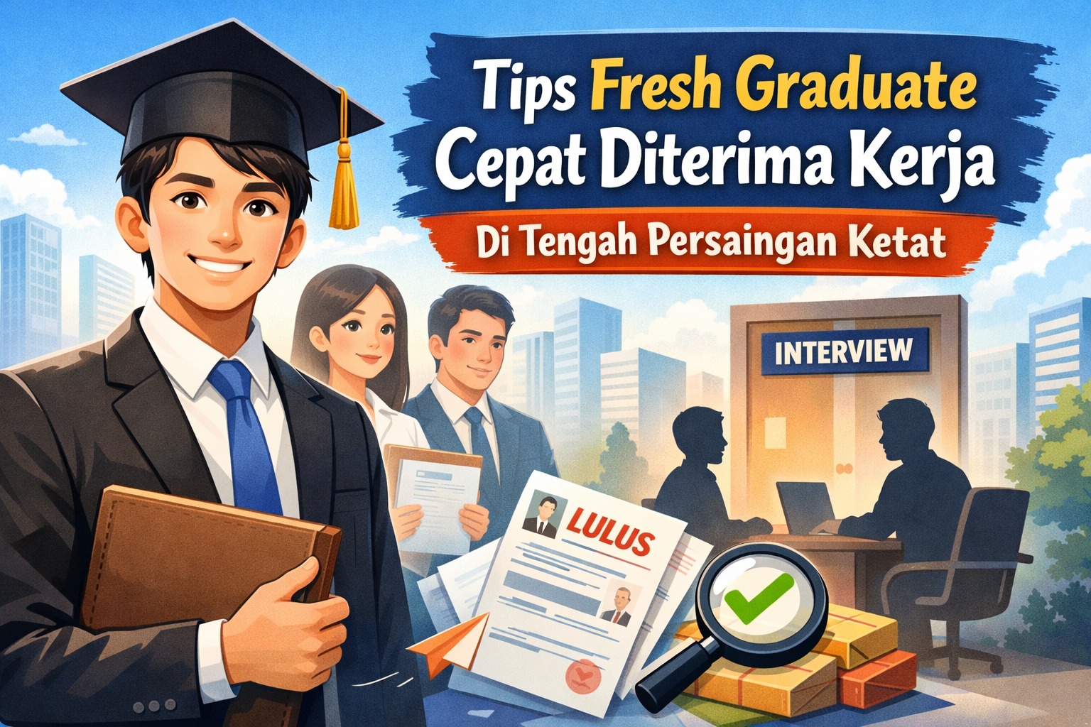 Tips Fresh Graduate Cepat Diterima Kerja di Tengah Persaingan Ketat