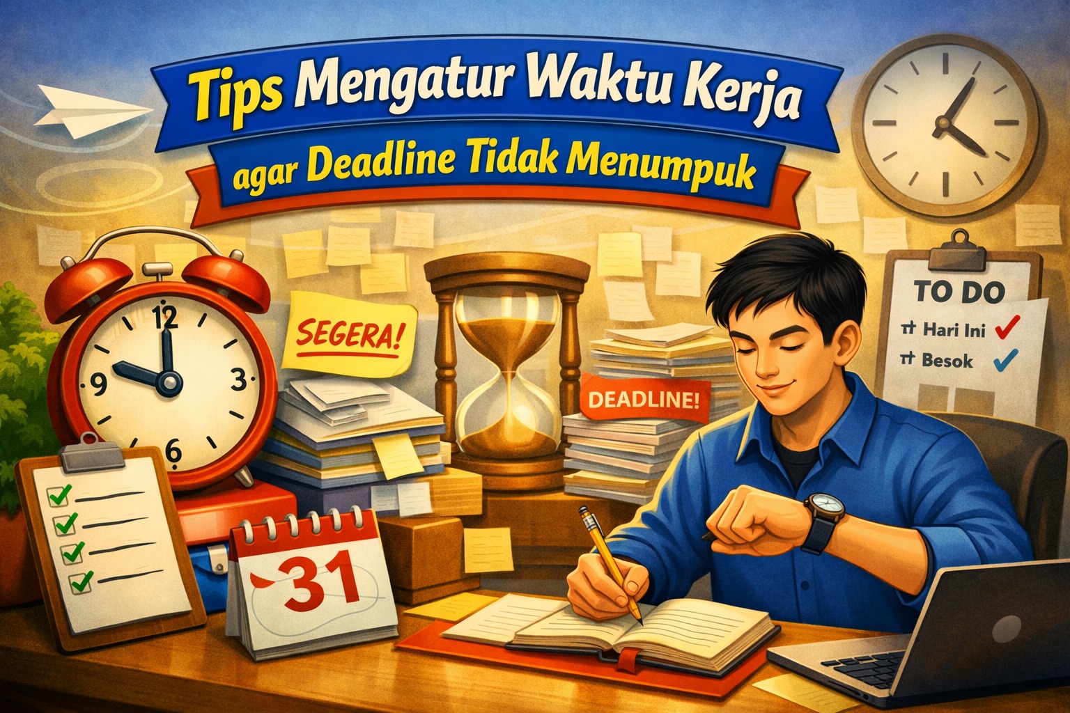Tips Mengatur Waktu Kerja agar Deadline Tidak Menumpuk