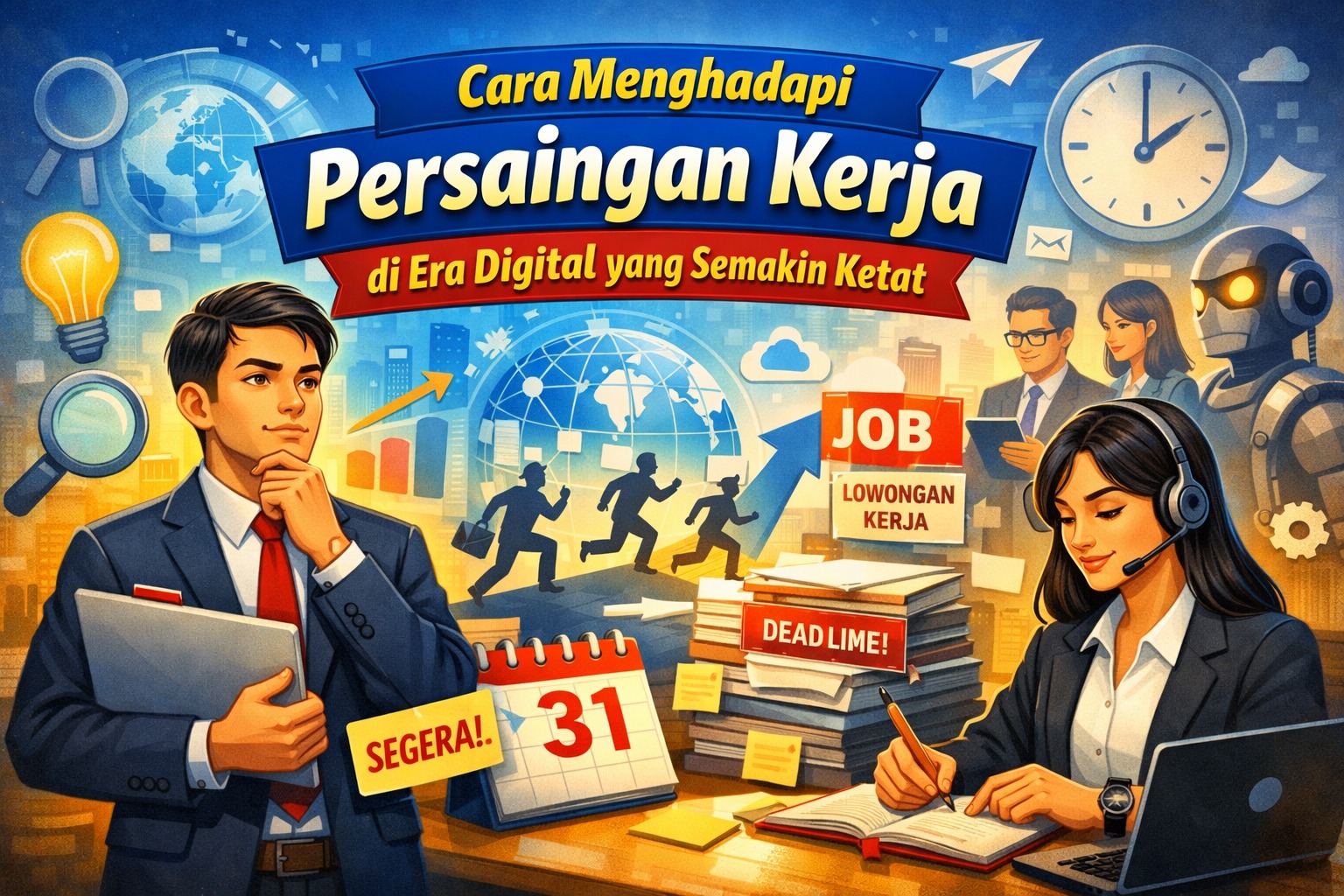 Cara Menghadapi Persaingan Kerja di Era Digital yang Semakin Ketat