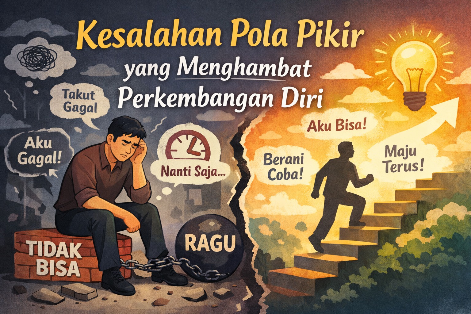 Kesalahan Pola Pikir yang Menghambat Perkembangan Diri