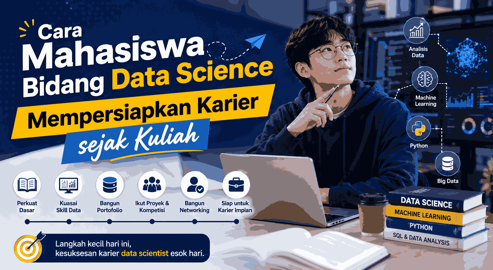 Cara Mahasiswa Bidang Data Science Mempersiapkan Karier sejak Kuliah