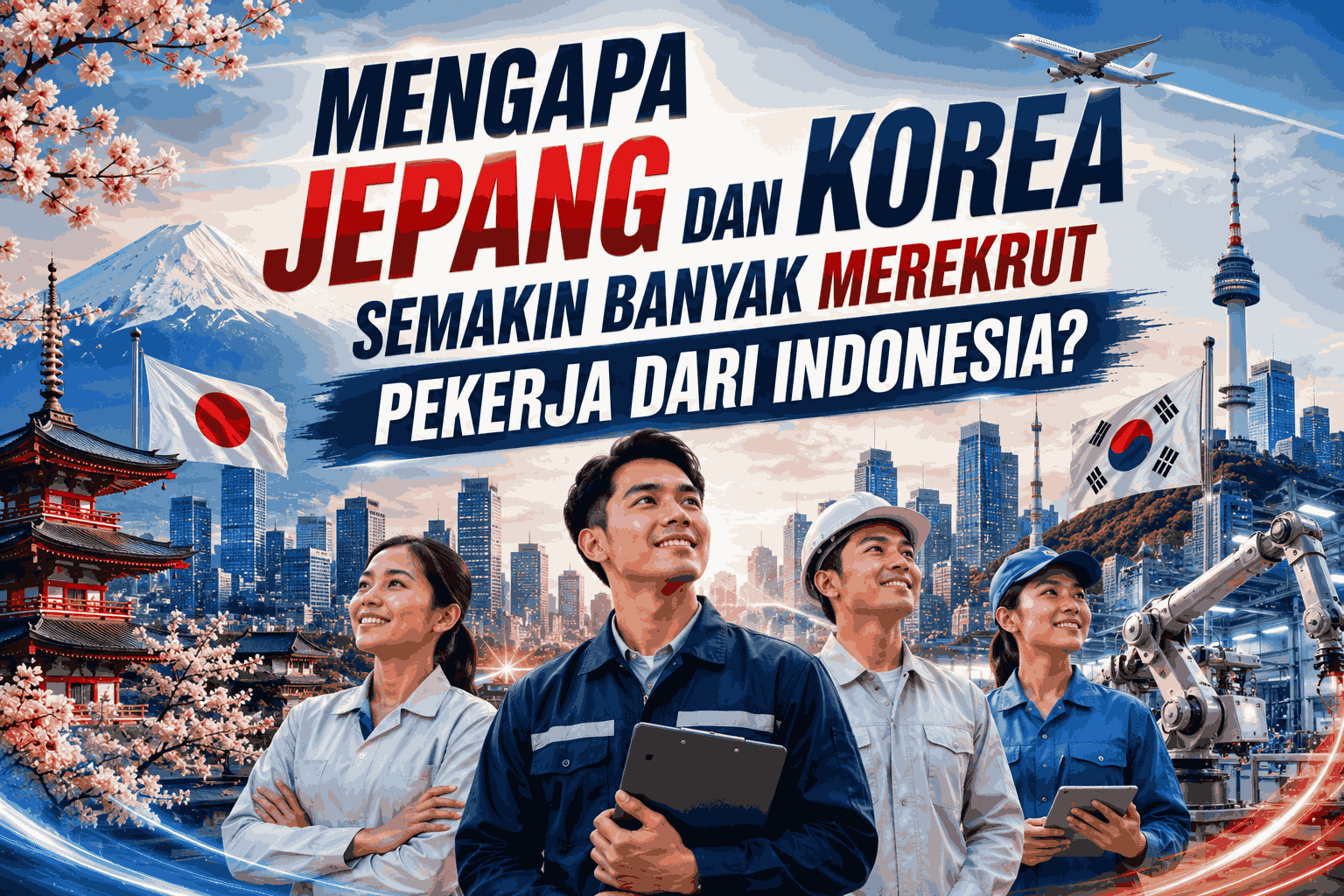Mengapa Jepang dan Korea Semakin Banyak Merekrut Pekerja dari Indonesia?