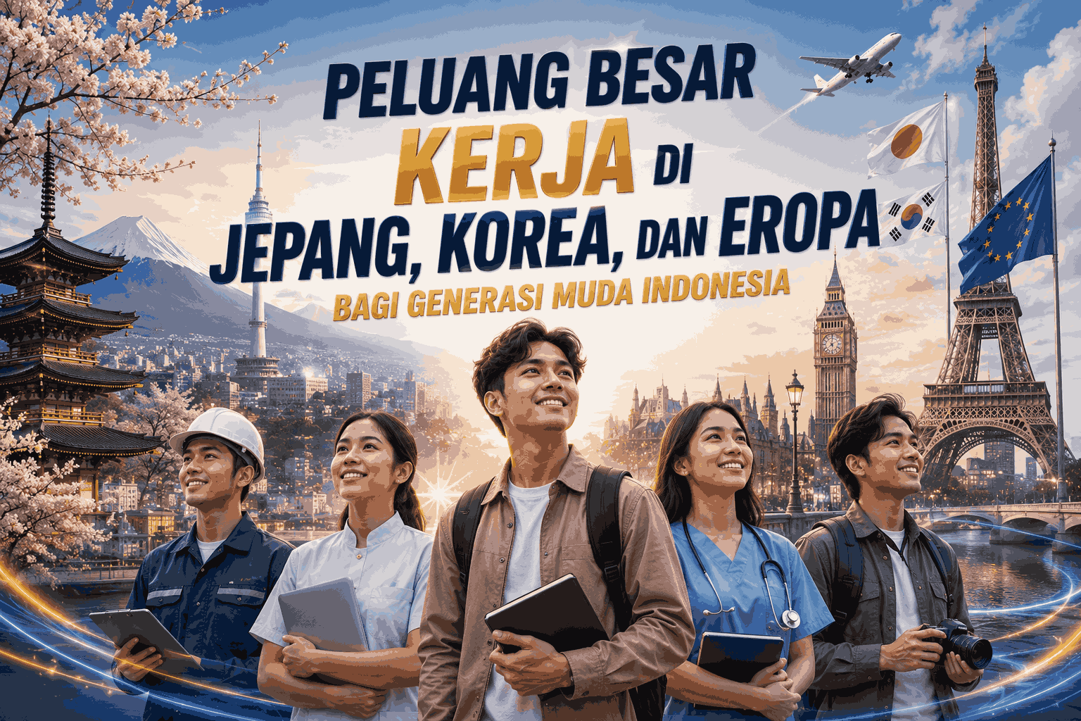 Peluang Besar Kerja di Jepang, Korea, dan Eropa bagi Generasi Muda Indonesia