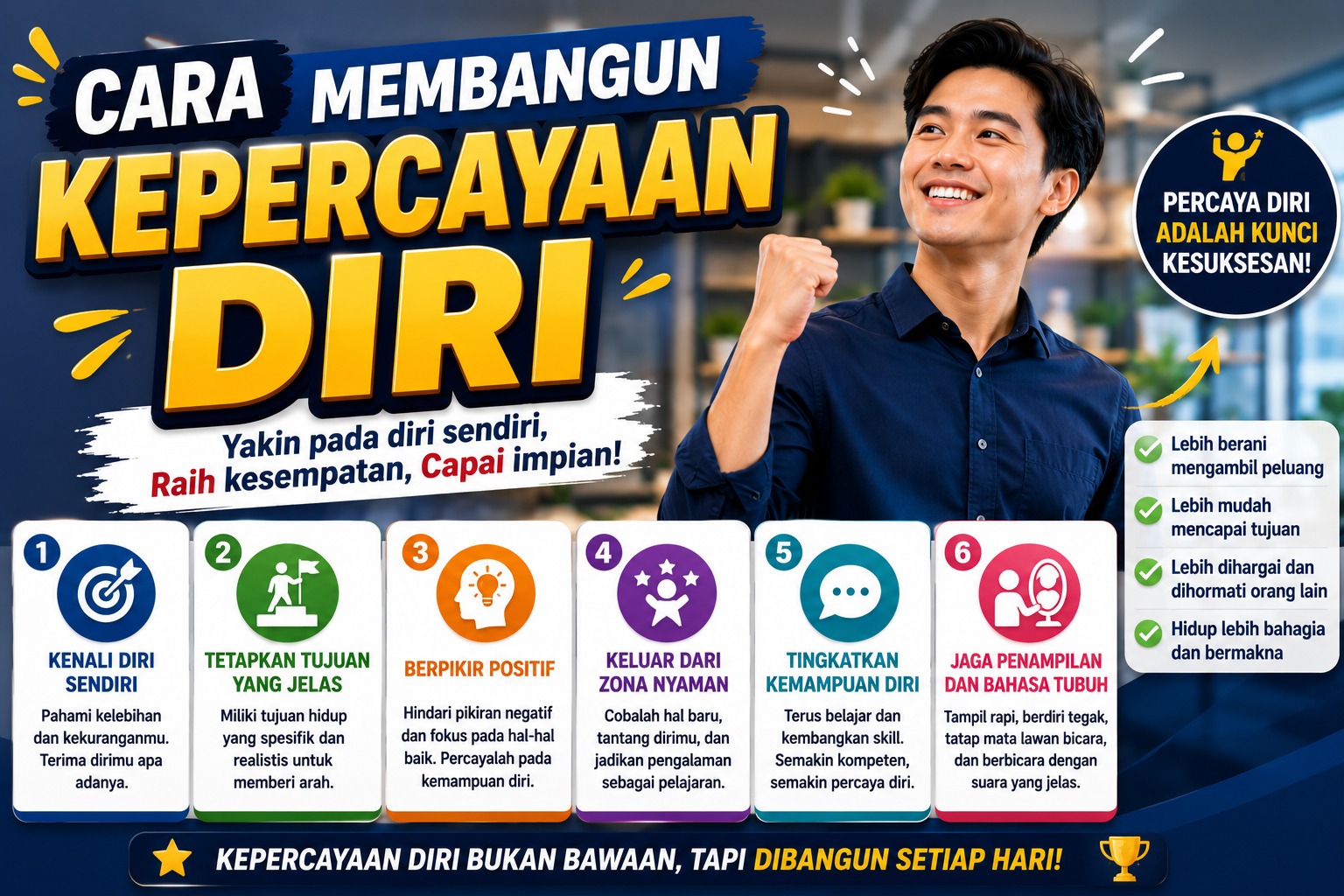 Cara Membangun Kepercayaan Diri