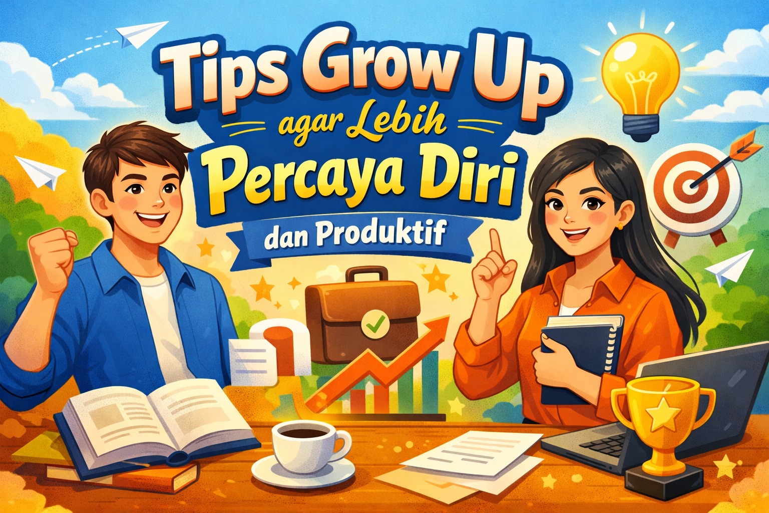 Tips Grow Up agar Lebih Percaya Diri dan Produktif