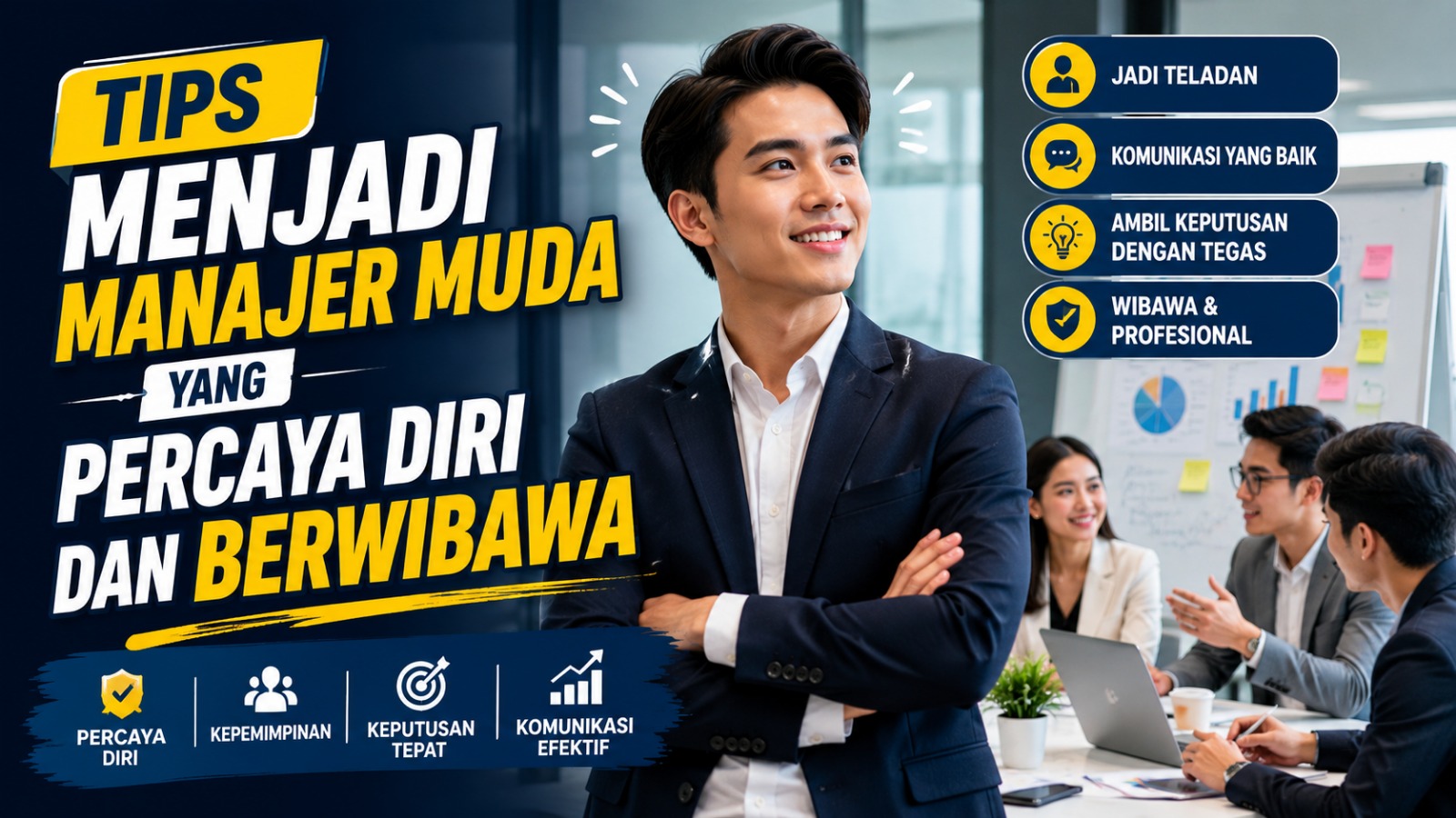 Tips Menjadi Manajer Muda yang Percaya Diri dan Berwibawa