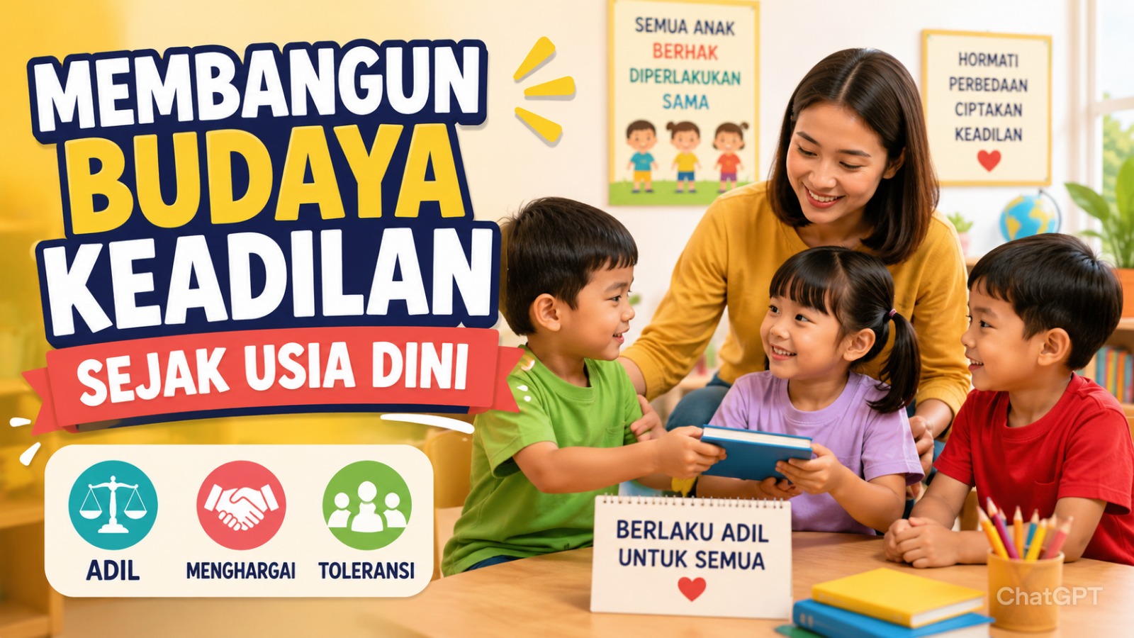 Membangun Budaya Keadilan Sejak Usia Dini