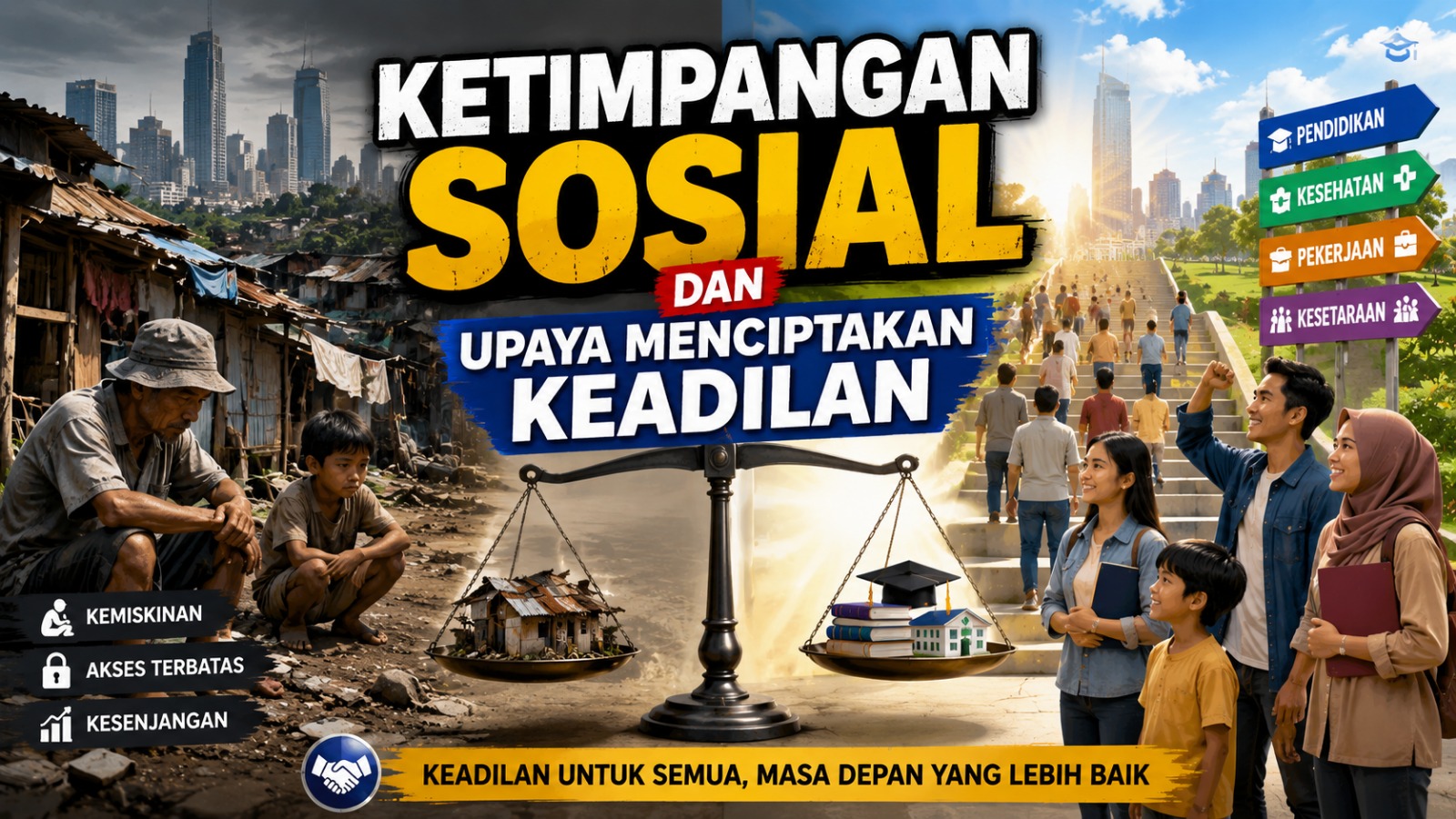 Ketimpangan Sosial dan Upaya Menciptakan Keadilan