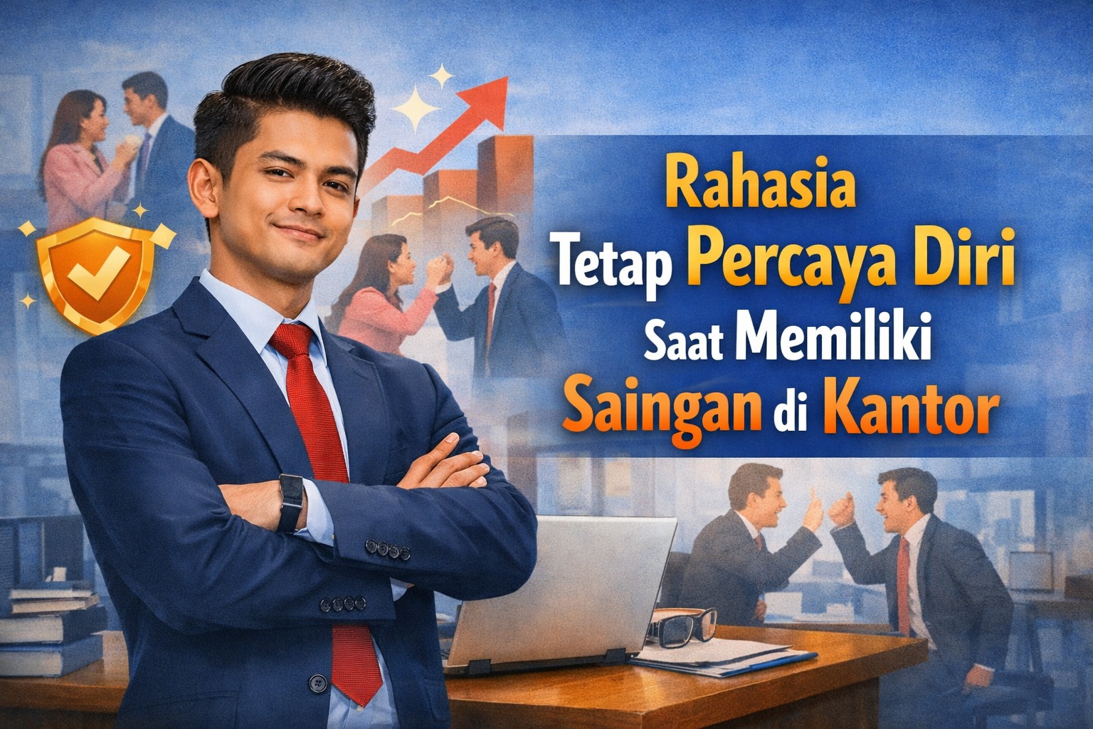 Rahasia Tetap Percaya Diri Saat Memiliki Saingan di Kantor