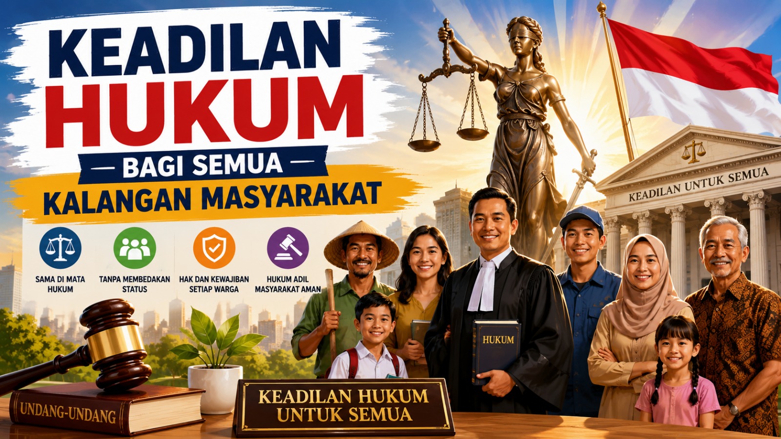 Keadilan Hukum bagi Semua Kalangan Masyarakat