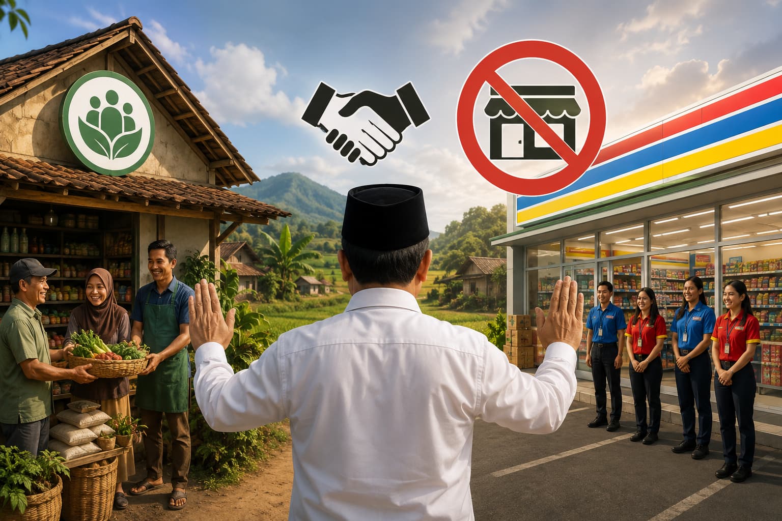 Mendes Usul Stop Ekspansi Alfamart dan Indomart Demi Kopdes, Publik Soroti Dampak Lapangan Kerja