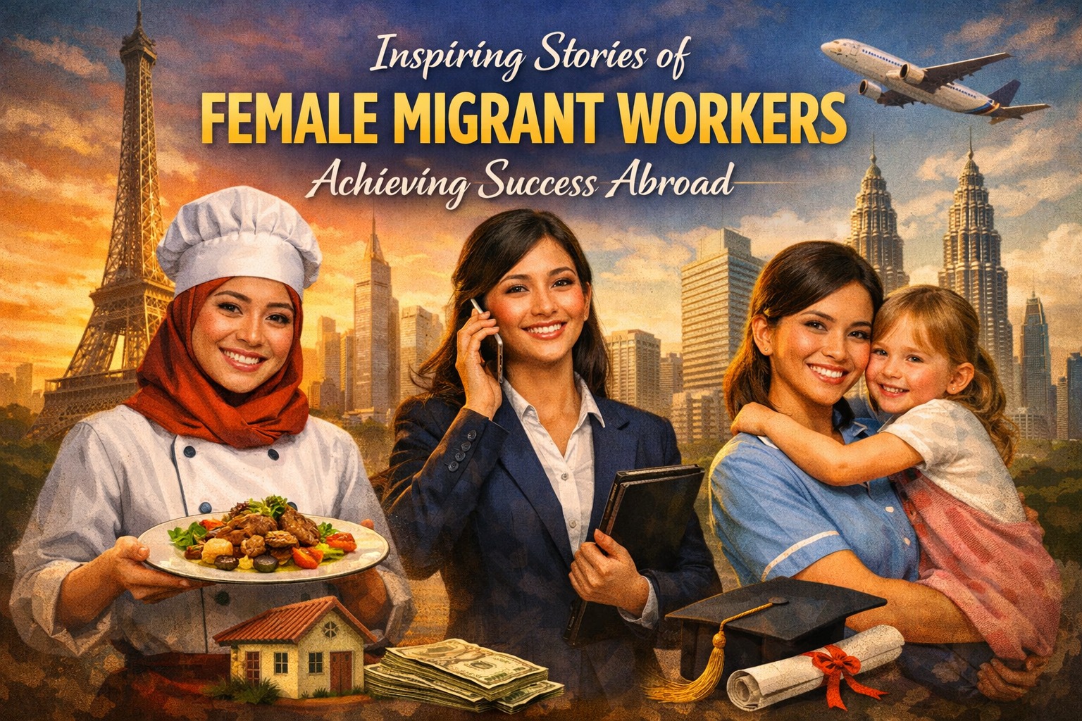 Inspiring Stories of Female Migrant Workers Achieving Success Abroad