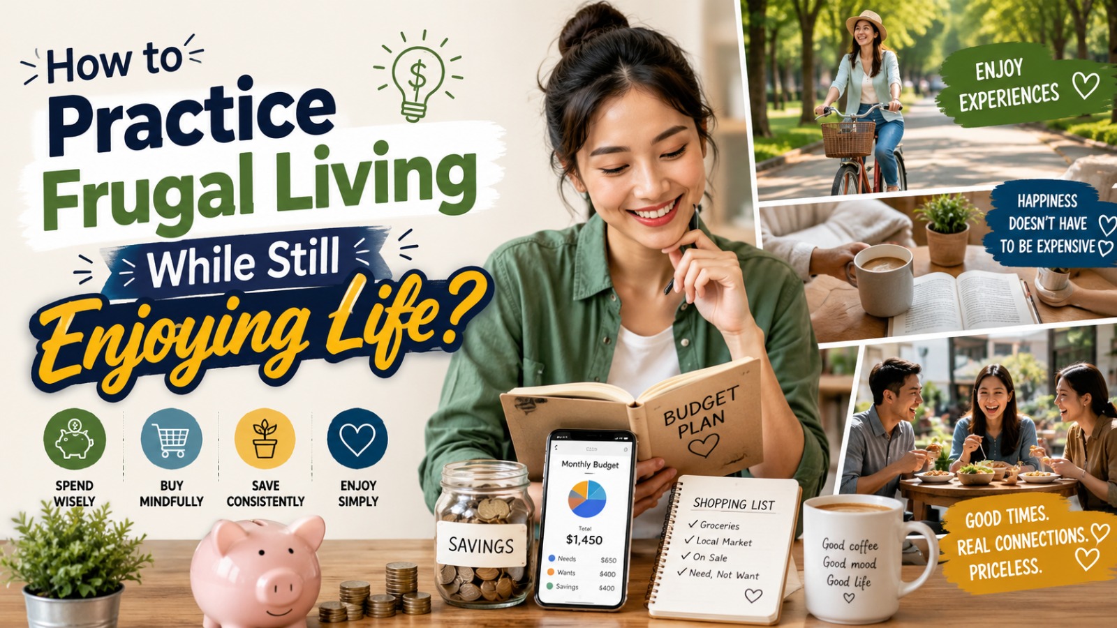 How to Practice Frugal Living While Still Enjoying Life