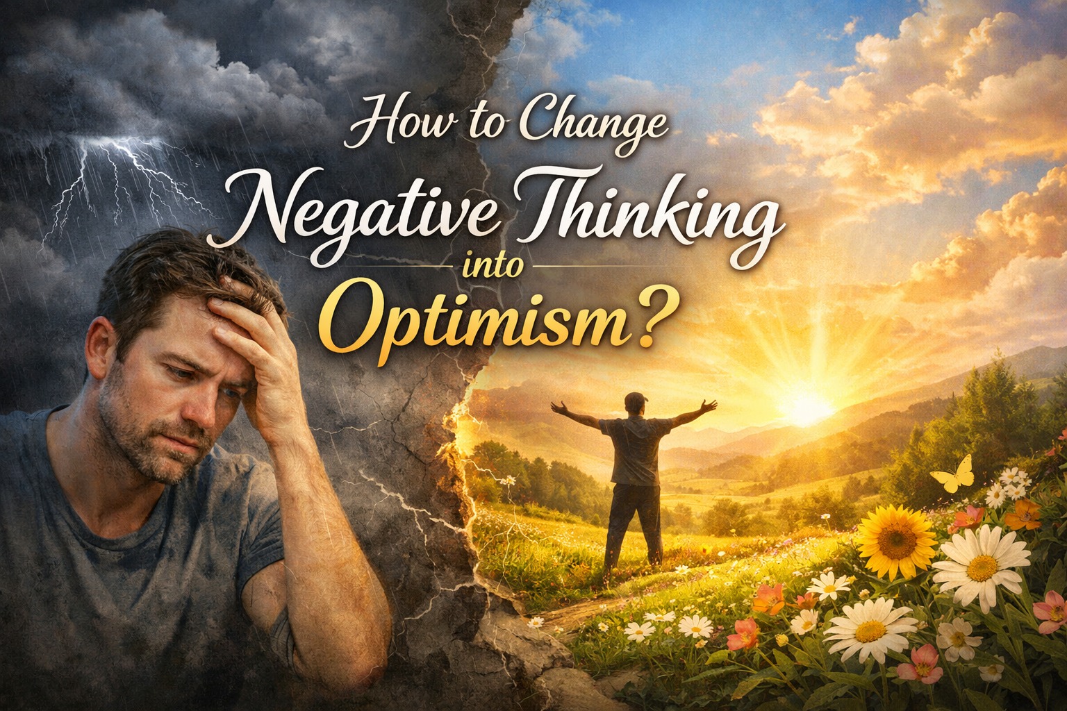 How to Change Negative Thinking into Optimism?