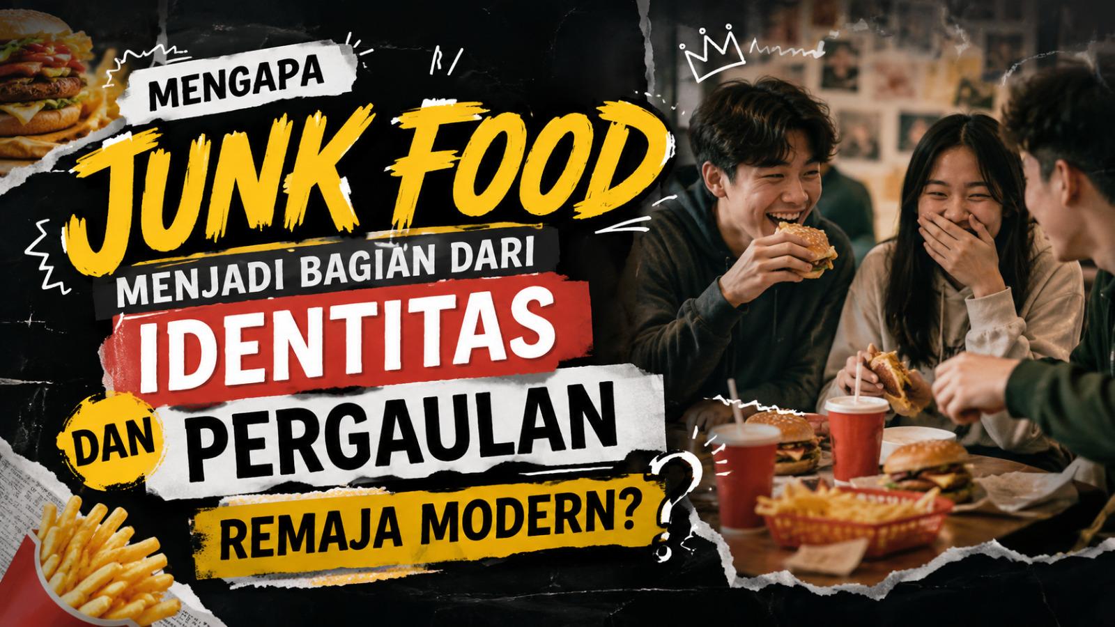 Mengapa Junk Food Menjadi Bagian Dari Identitas Dan Pergaulan Remaja Modern?