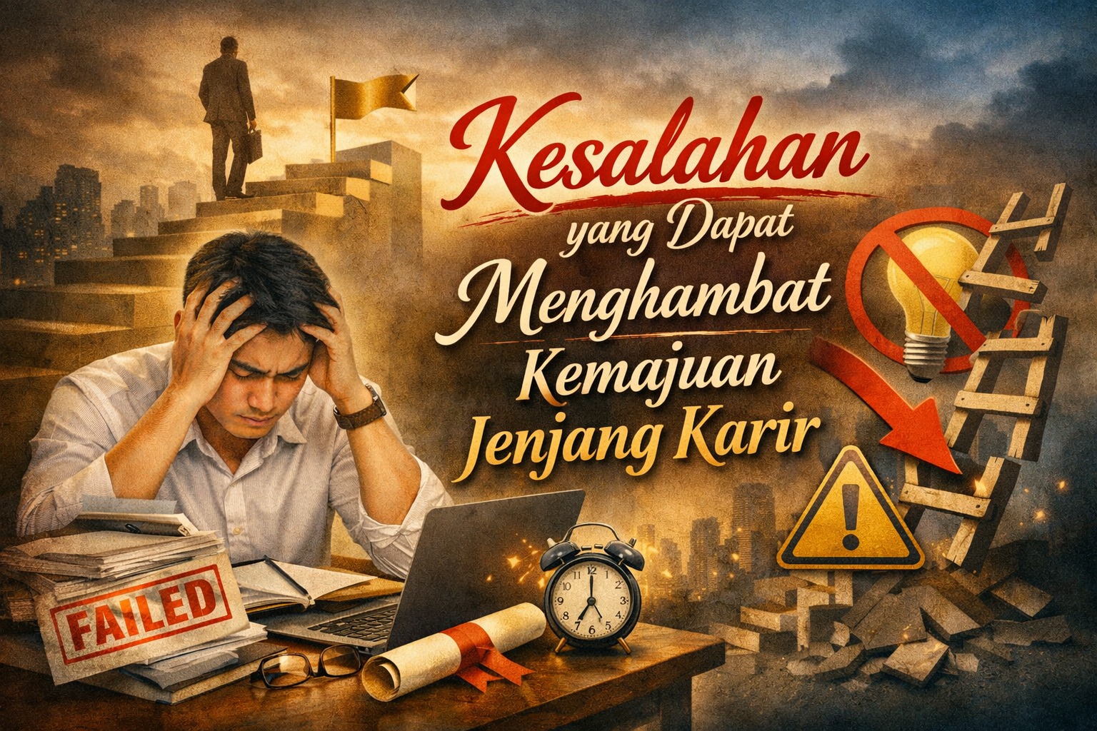 Kesalahan yang Dapat Menghambat Kemajuan Jenjang Karir