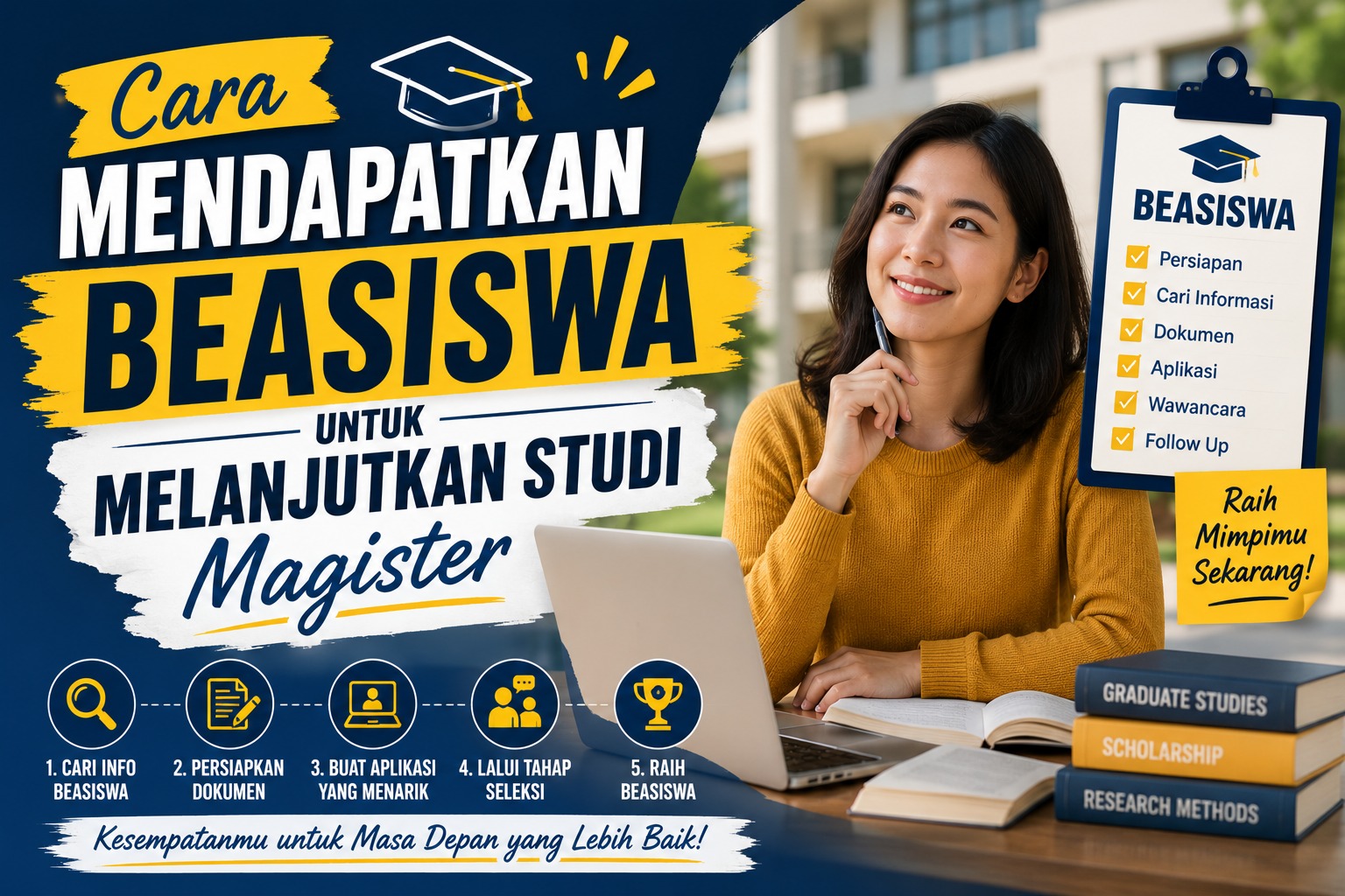 Cara Mendapatkan Beasiswa untuk Melanjutkan Studi Magister