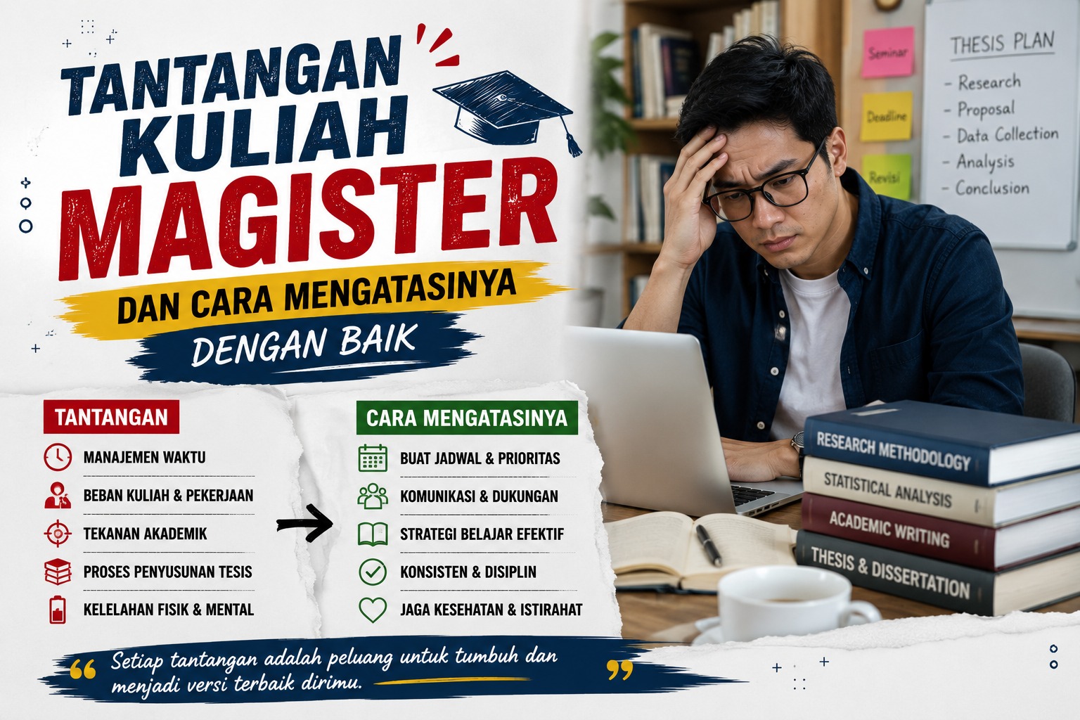 Tantangan Kuliah Magister dan Cara Mengatasinya dengan Baik