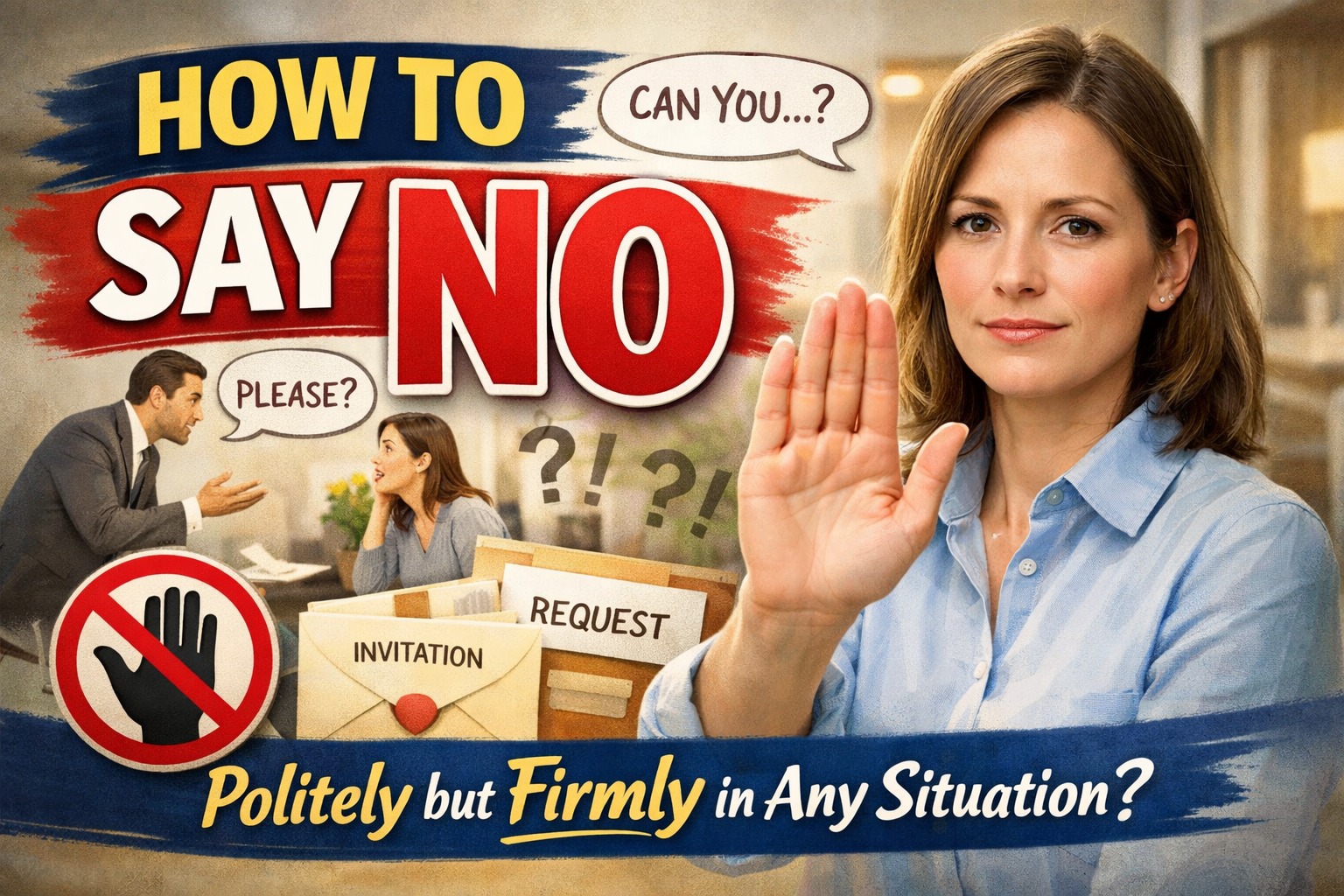 How to Say No Politely but Firmly in Any Situation?