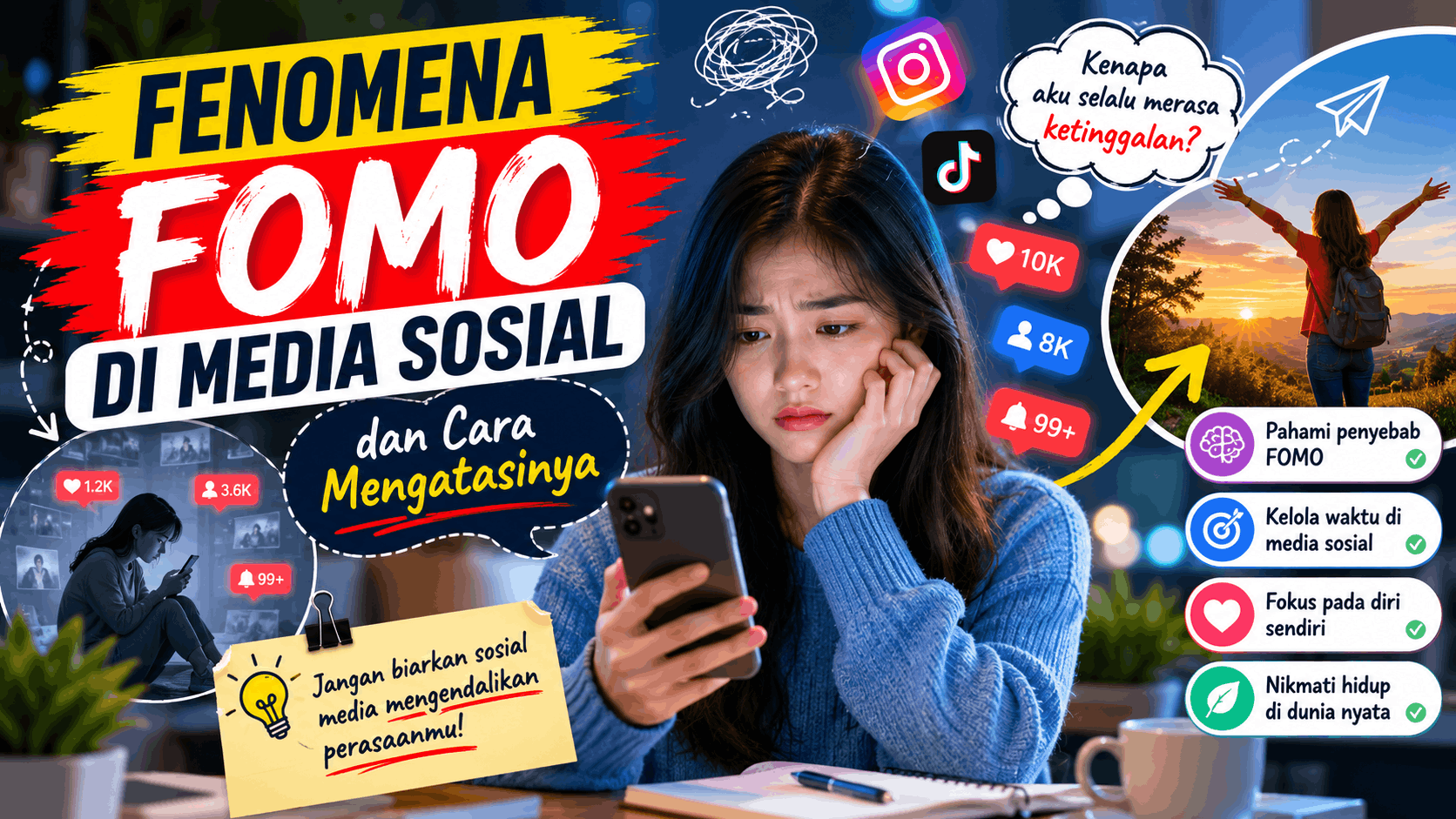 Fenomena FOMO di Media Sosial dan Cara Mengatasinya