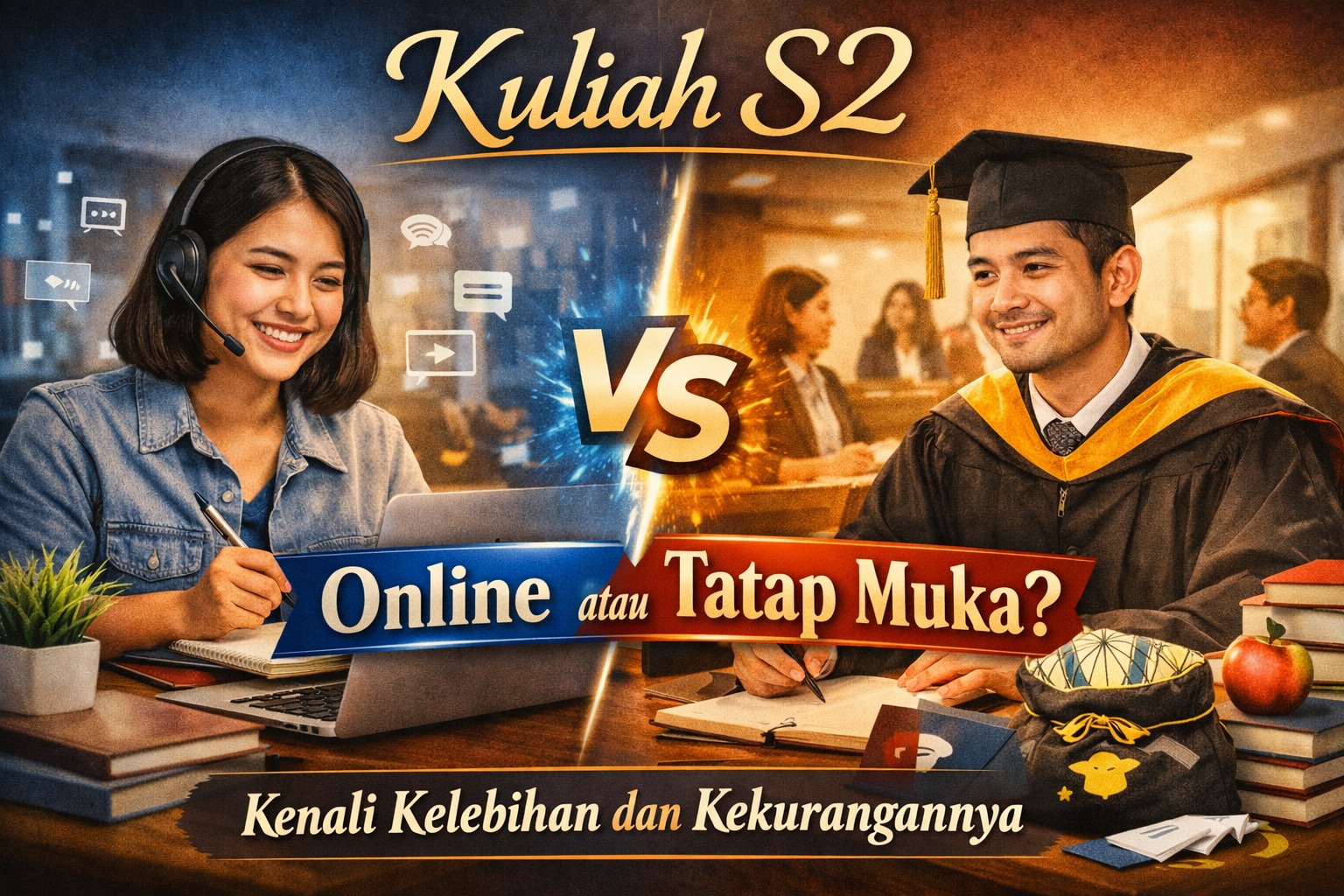 Kuliah S2 Online atau Tatap Muka? Kenali Kelebihan dan Kekurangannya
