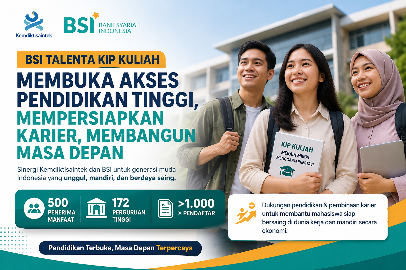 BSI Talenta KIP Kuliah Perluas Kesempatan Mahasiswa Raih Pendidikan dan Karier