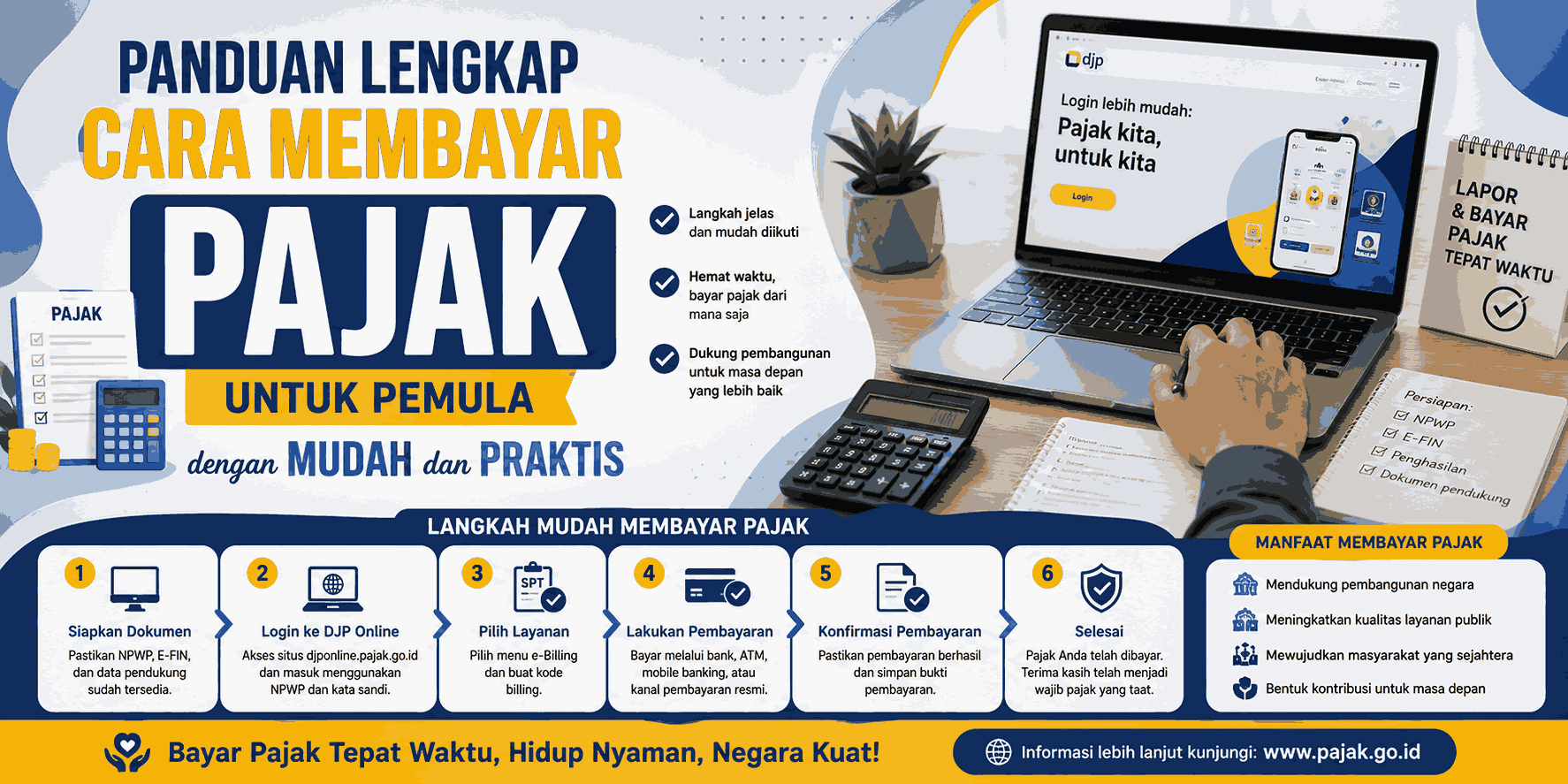 Panduan Lengkap Cara Membayar Pajak untuk Pemula dengan Mudah dan Praktis