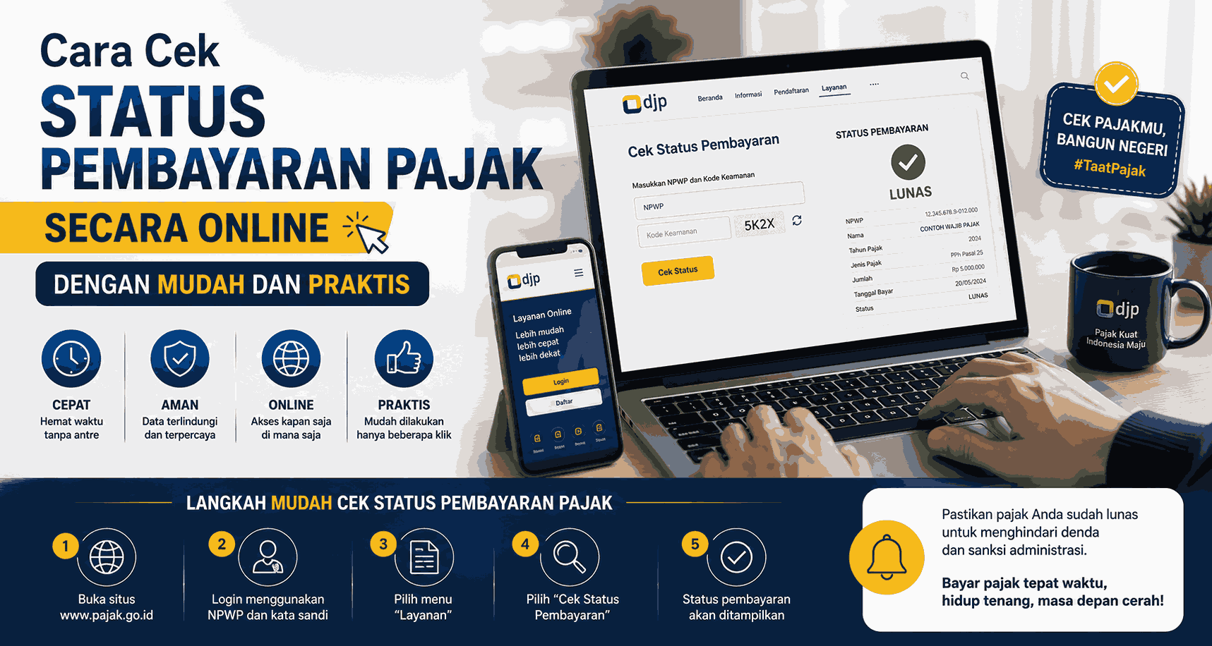 Cara Cek Status Pembayaran Pajak Secara Online dengan Mudah dan Praktis