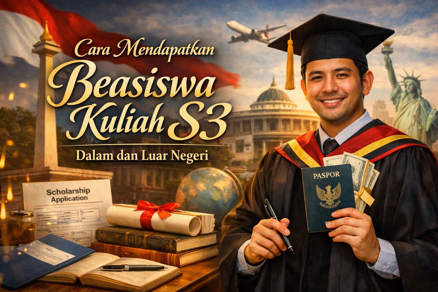 Cara Mendapatkan Beasiswa Kuliah S3 Dalam dan Luar Negeri