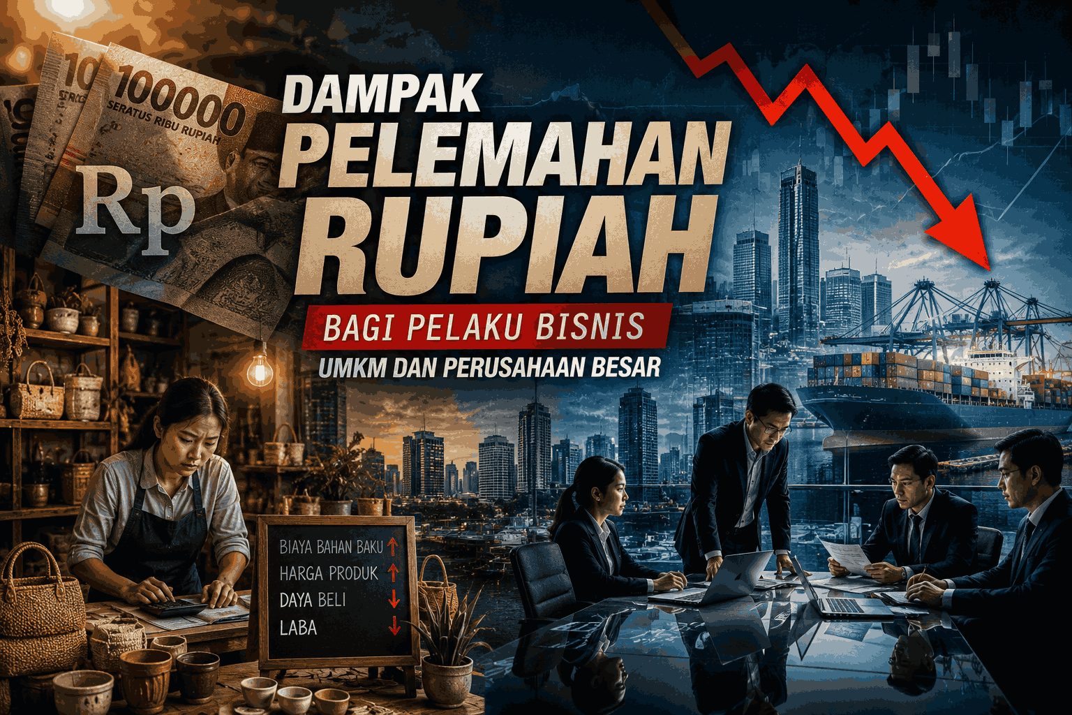 Dampak Pelemahan Rupiah bagi Pelaku Bisnis UMKM dan Perusahaan Besar