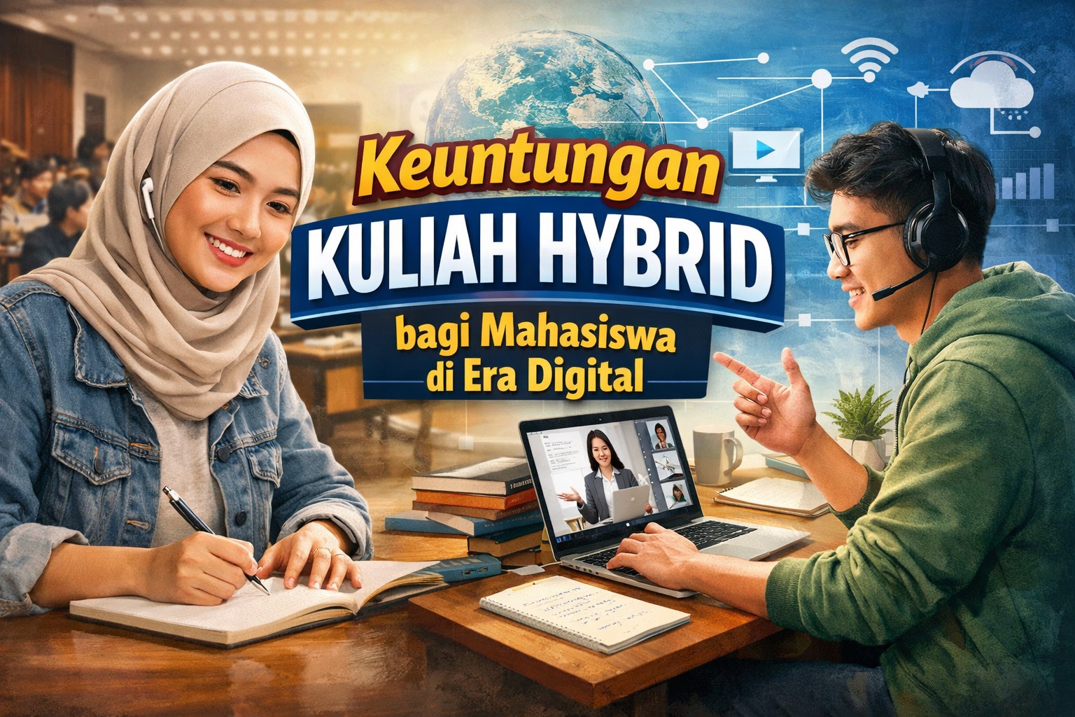 Keuntungan Kuliah Hybrid bagi Mahasiswa di Era Digital