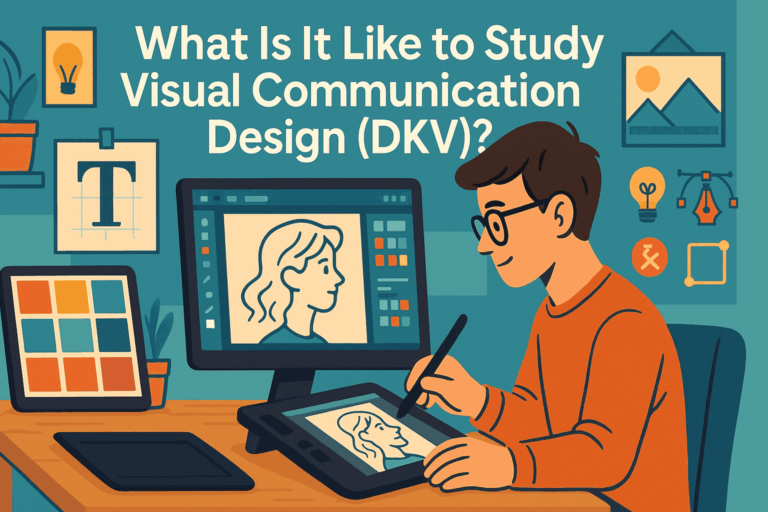 What Is It Like to Study Visual Communication Design (DKV)?