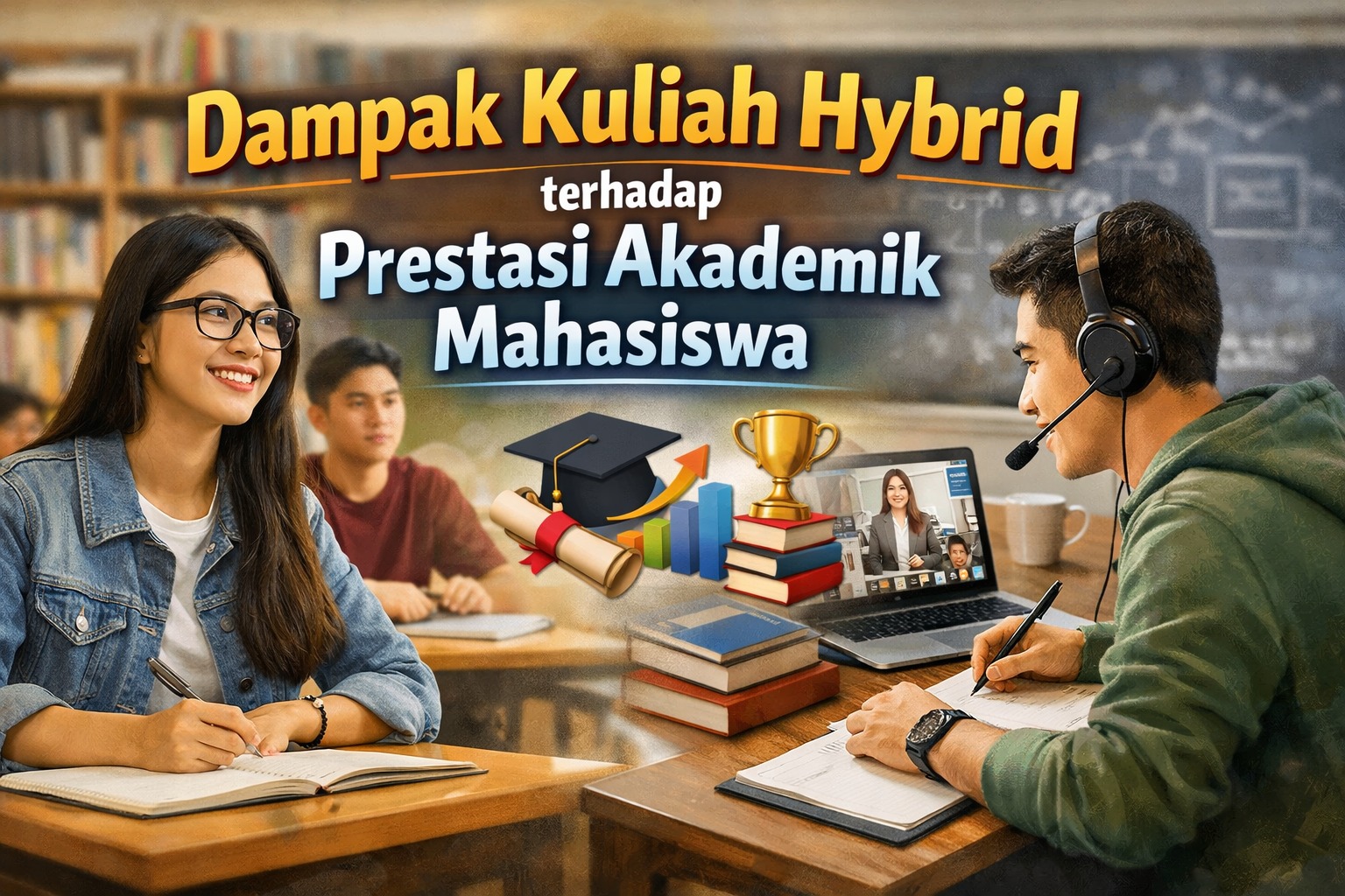 Dampak Kuliah Hybrid terhadap Prestasi Akademik Mahasiswa