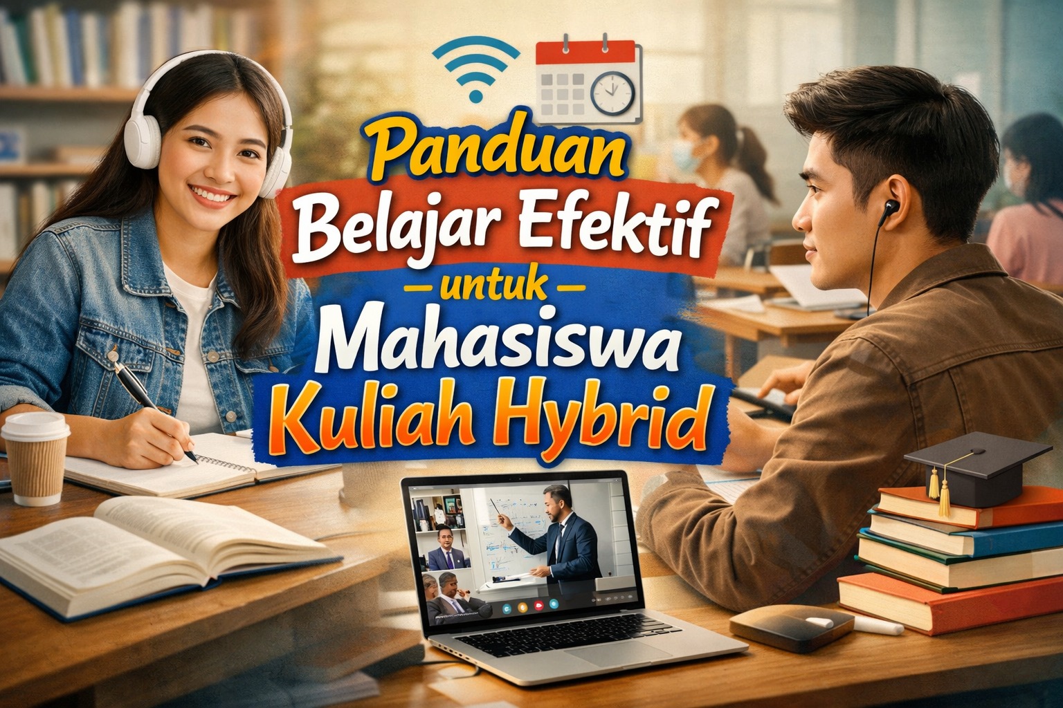 Panduan Belajar Efektif untuk Mahasiswa Kuliah Hybrid