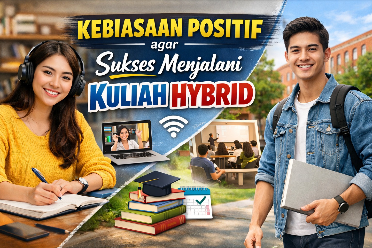 Kebiasaan Positif agar Sukses Menjalani Kuliah Hybrid